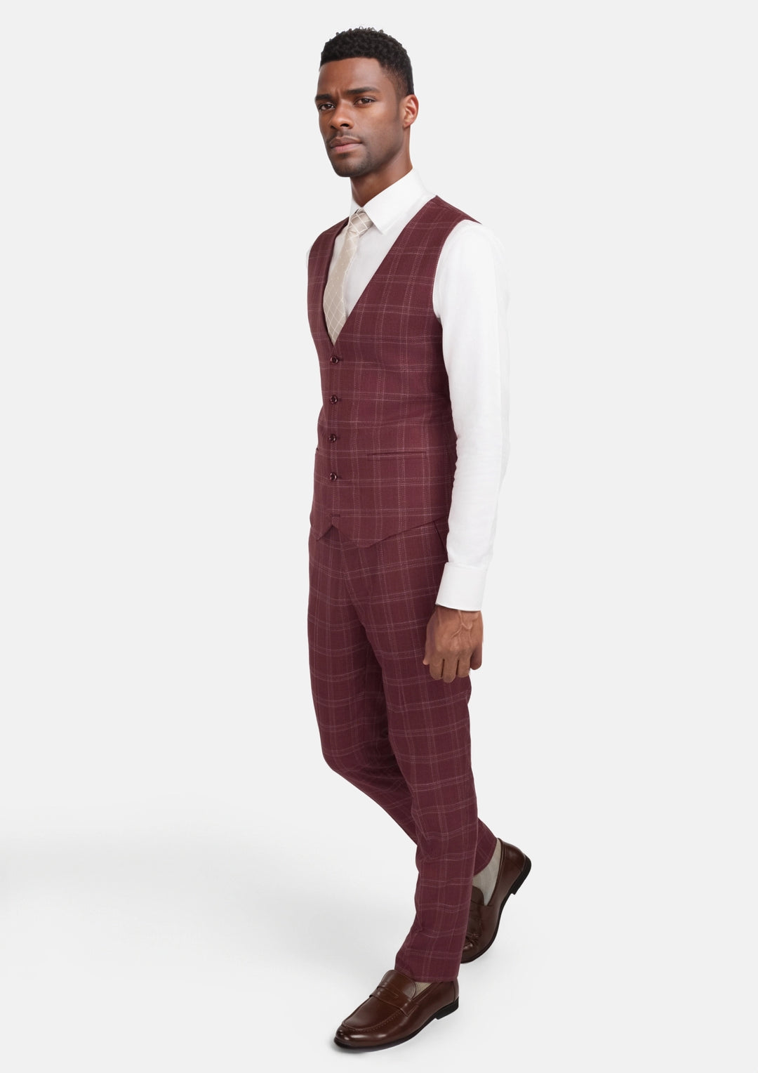 Claret Red Vest