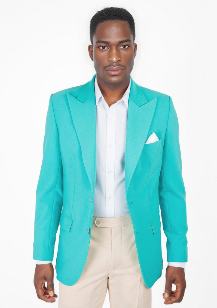 Aqua Blue Stretch Jacket371