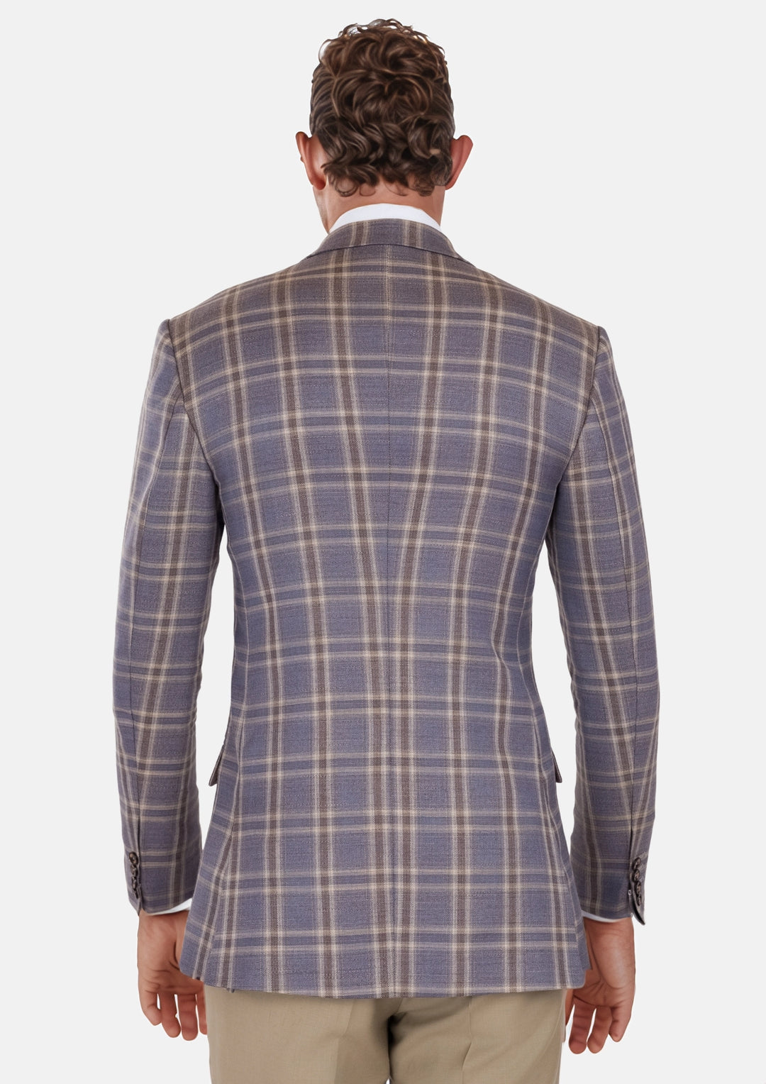 Cincinnati Lilac Checked Bamboo Jacket