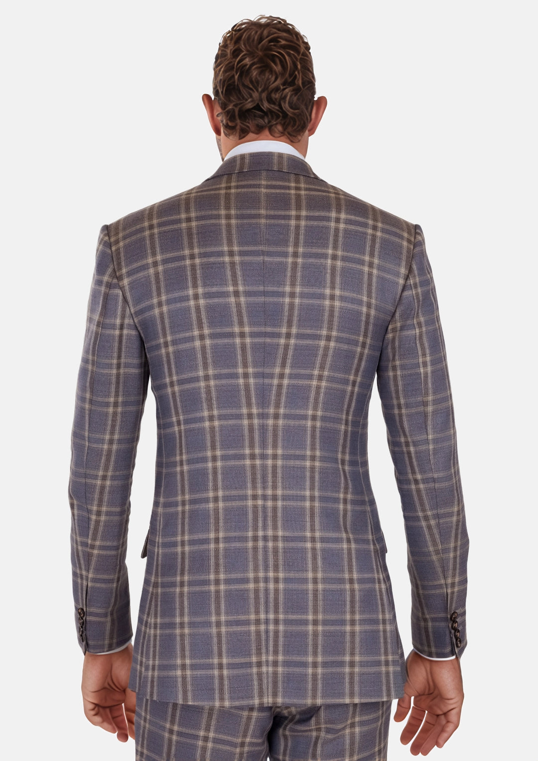 Cincinnati Lilac Checked Bamboo Suit