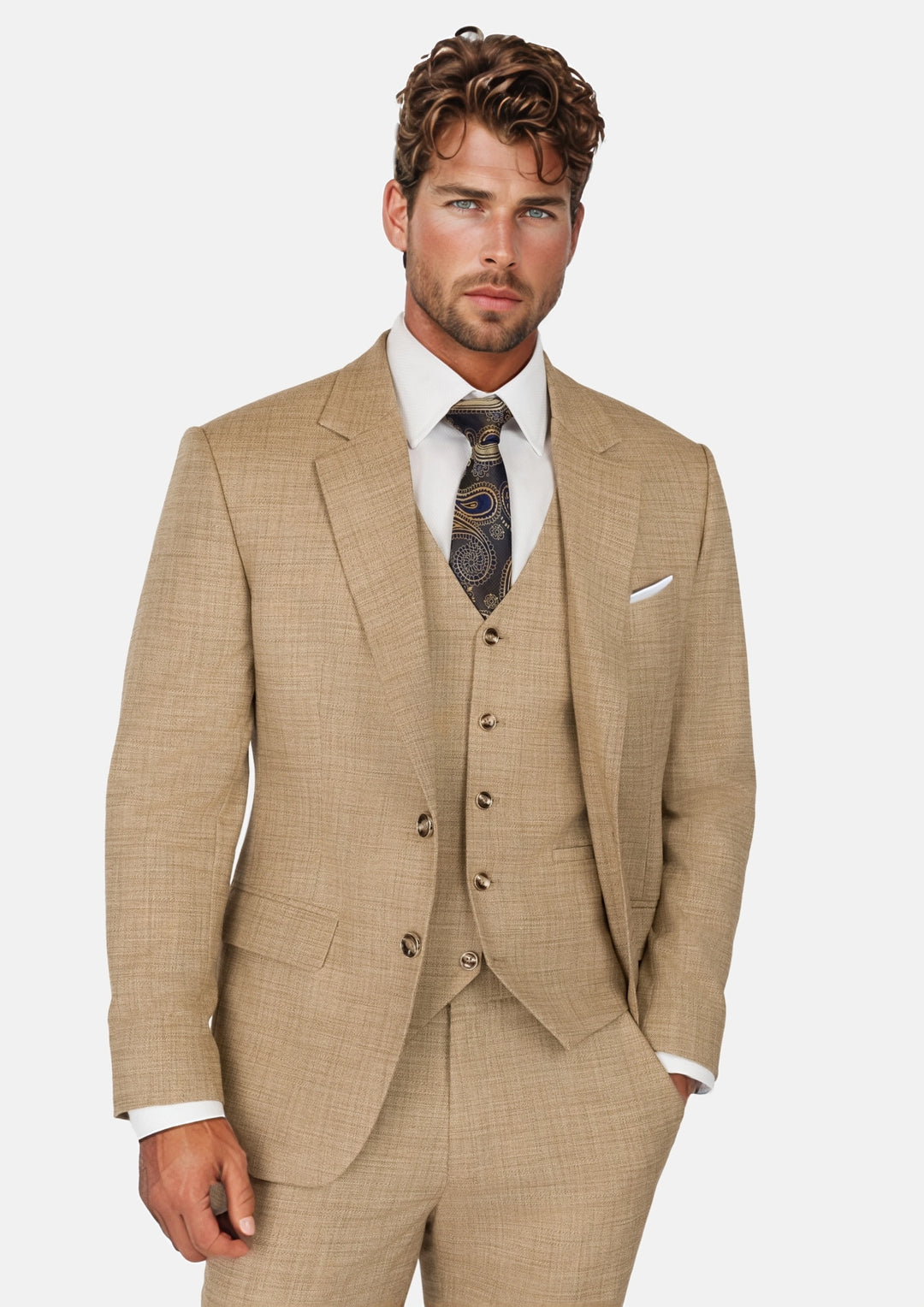 Sandstone Bamboo Astor Suit