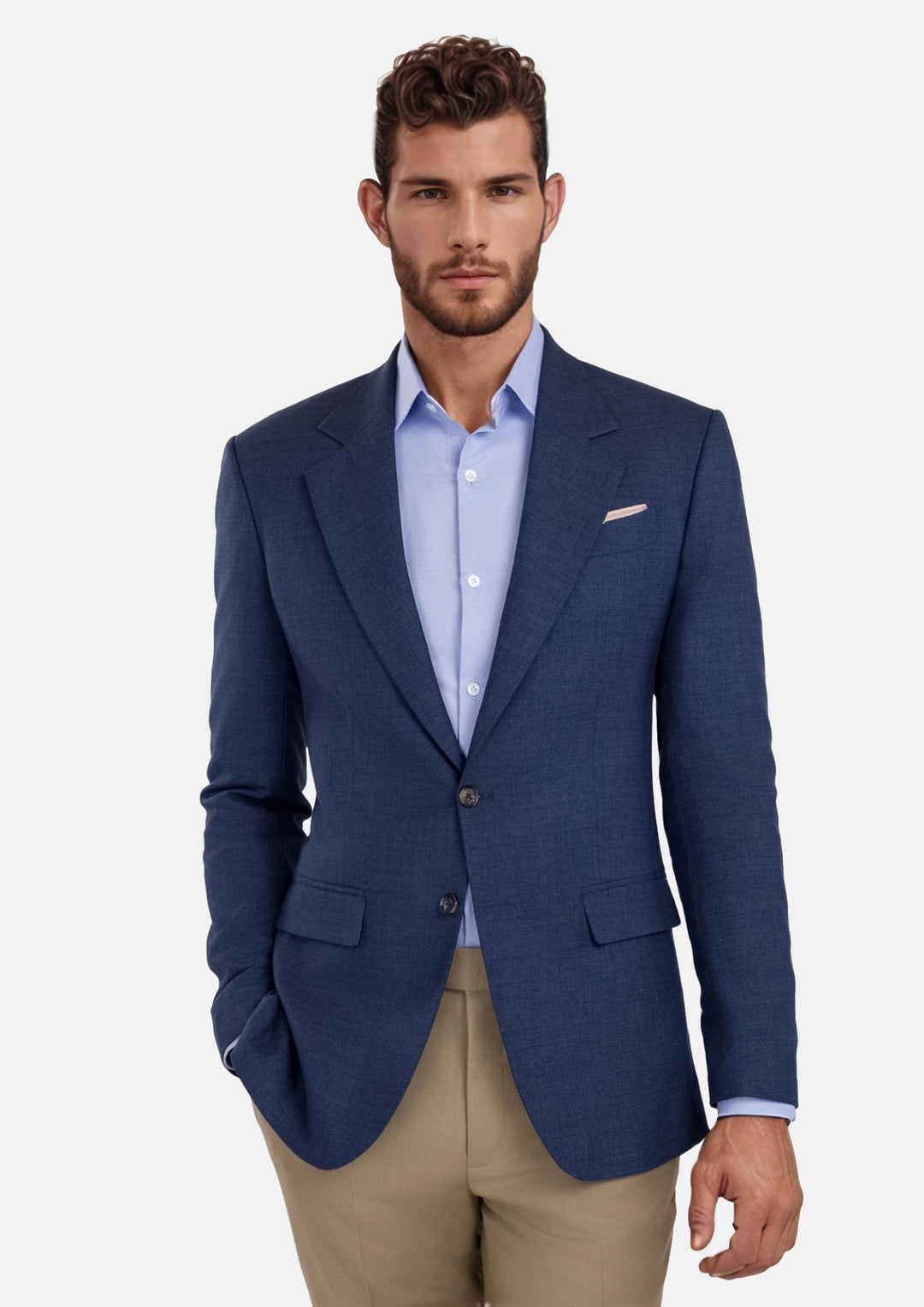 Delft Blue Bamboo Ellis Jacket