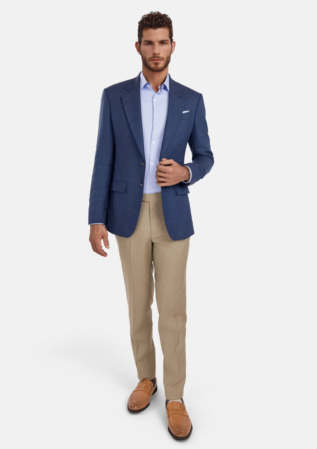 Delft Blue Bamboo Ellis Jacket