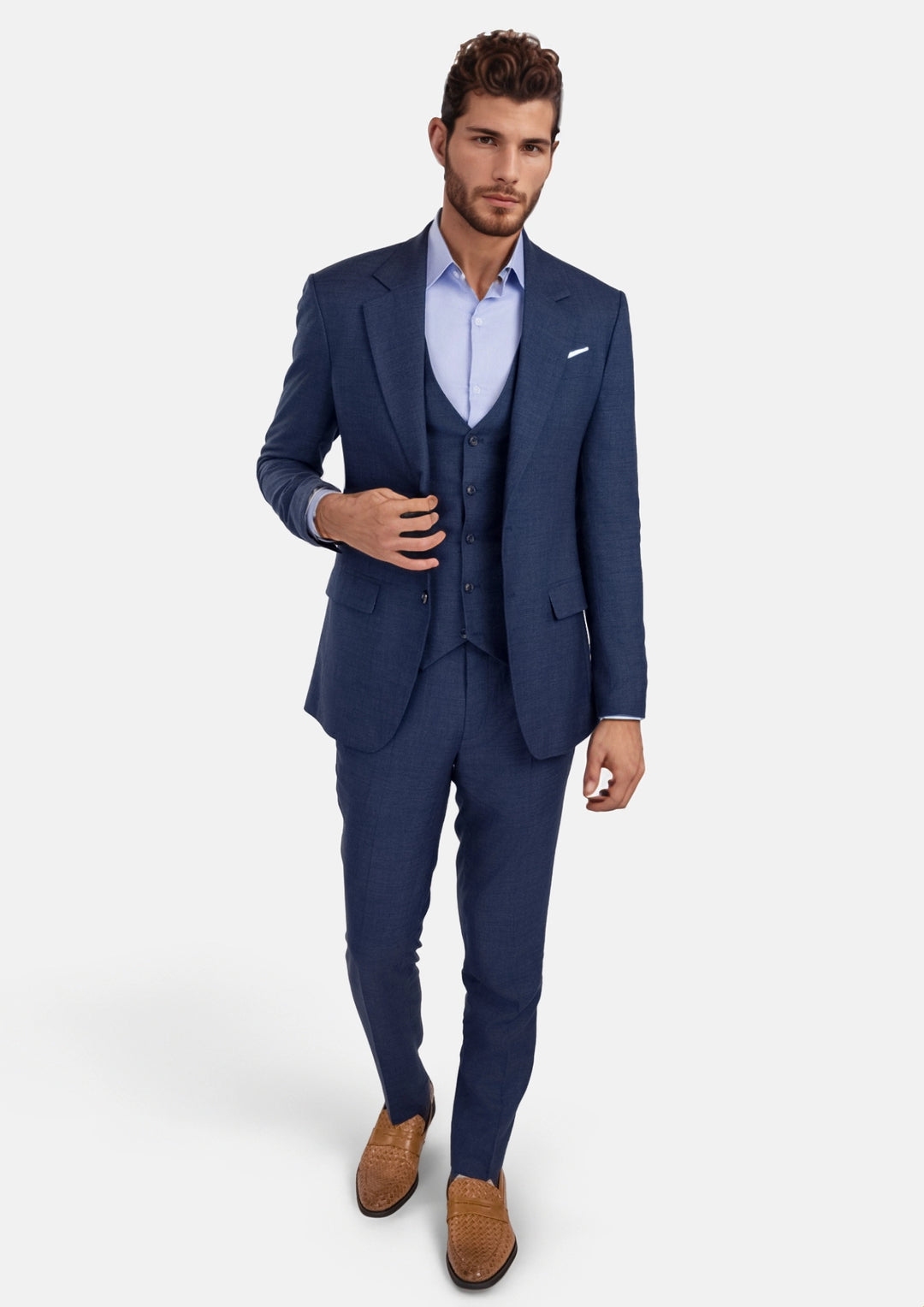 Delft Blue Bamboo Ellis Jacket