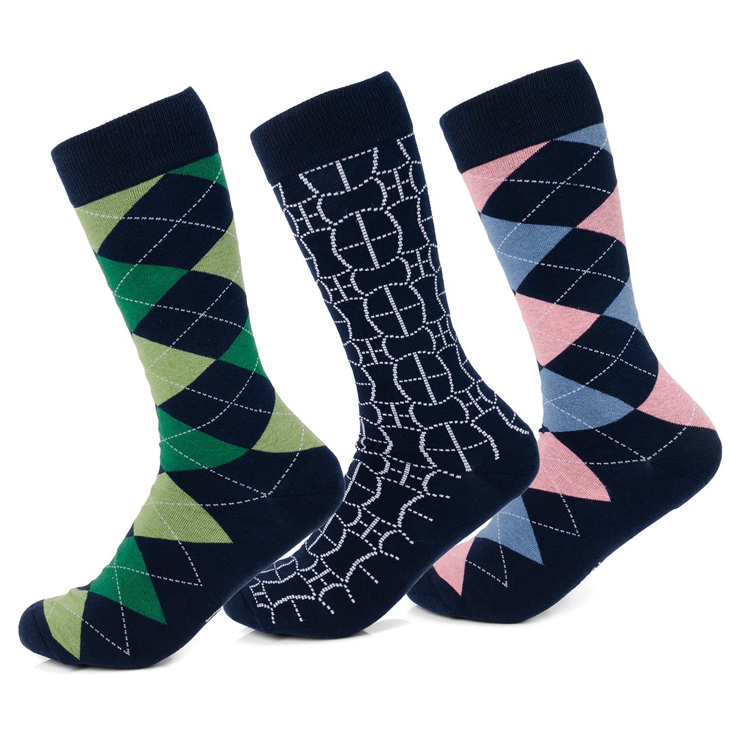 Argyle Hidden Message Sock Set341