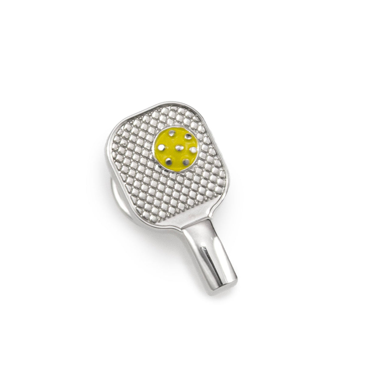 Pickleball Racket Silver Lapel Pin27