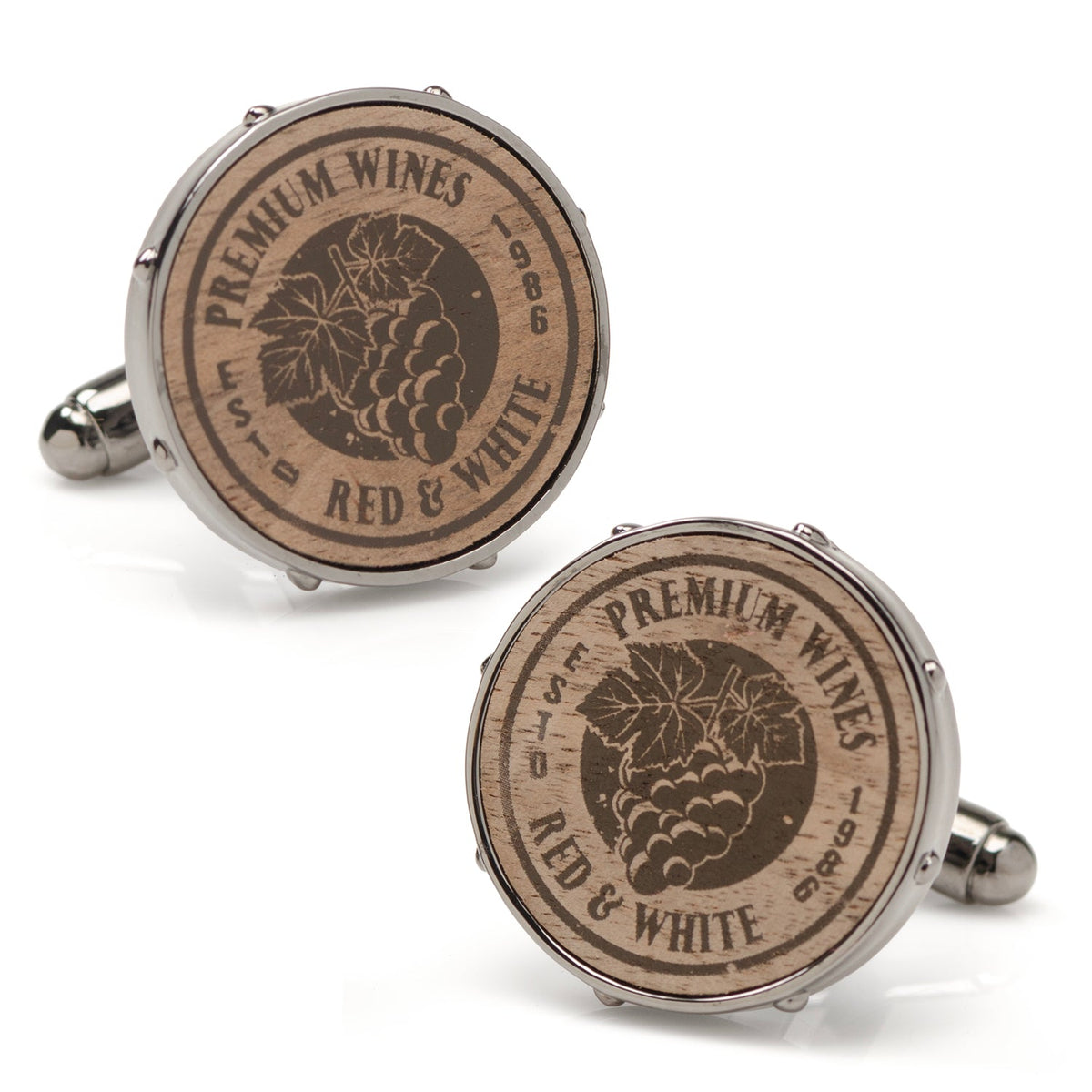 Wine Barrel Metal Cufflinks785