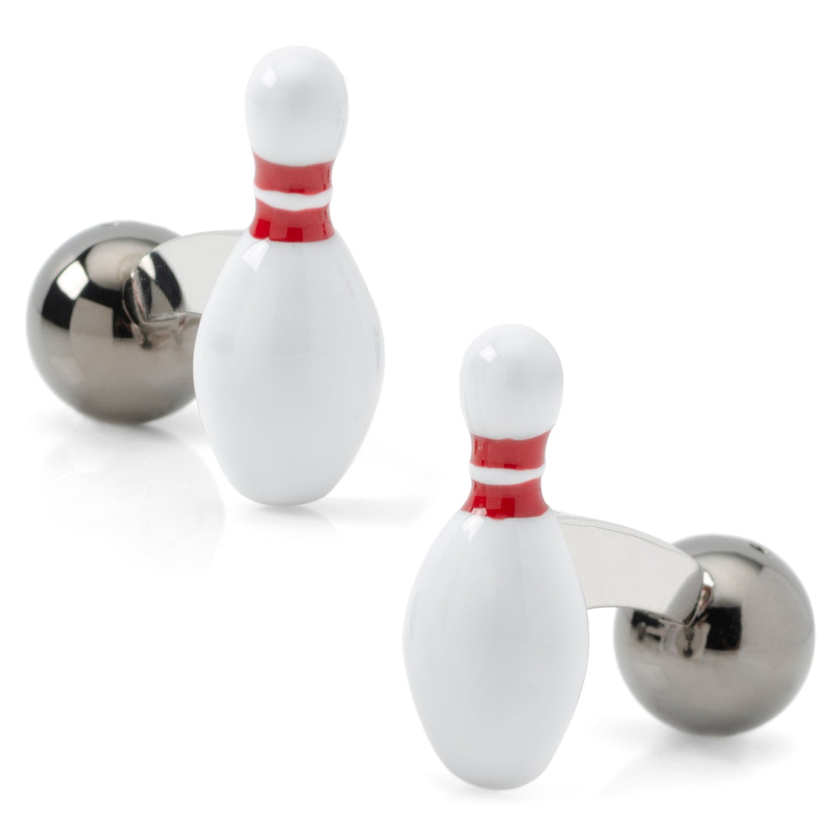 Bowling Pin & Ball 3D Cufflinks916