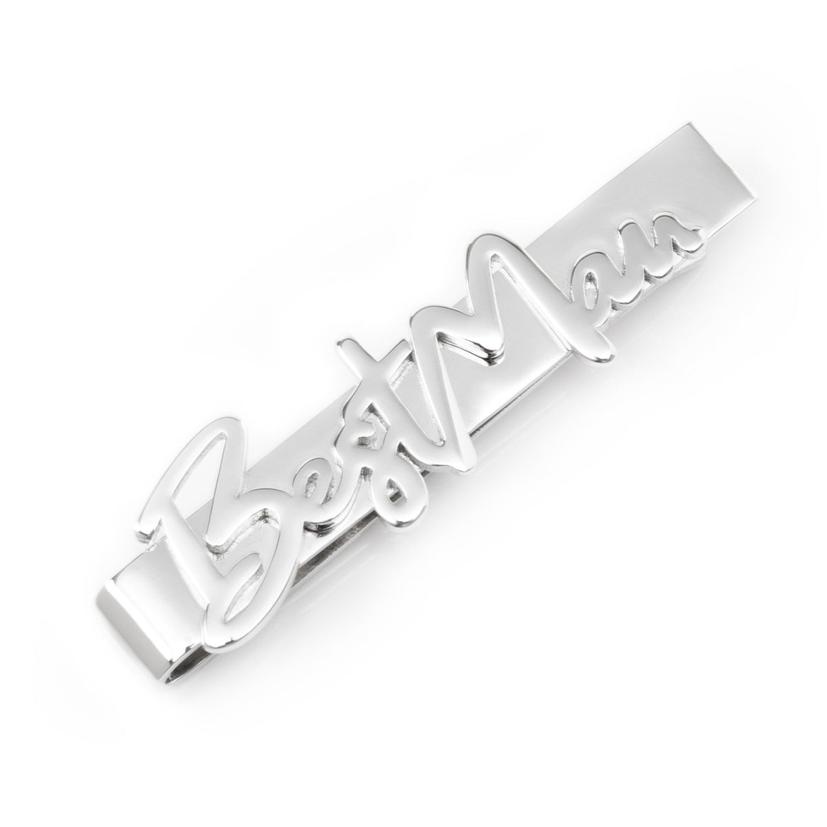Best Man Silver Tie Bar474