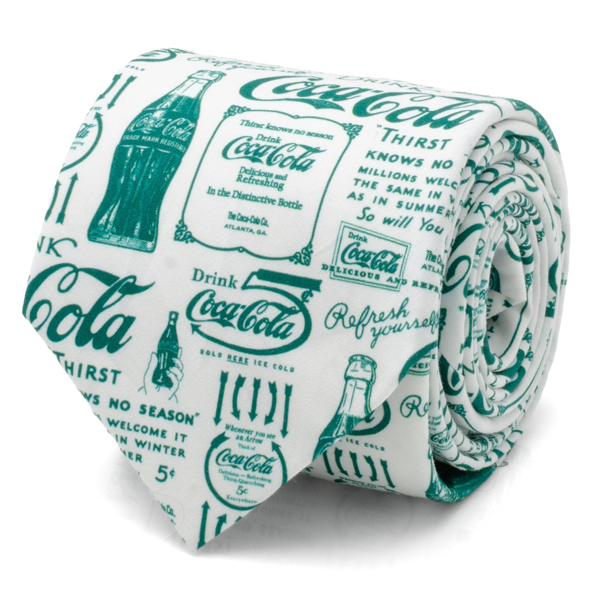 Coca-Cola® Green Bottle Men's Tie187