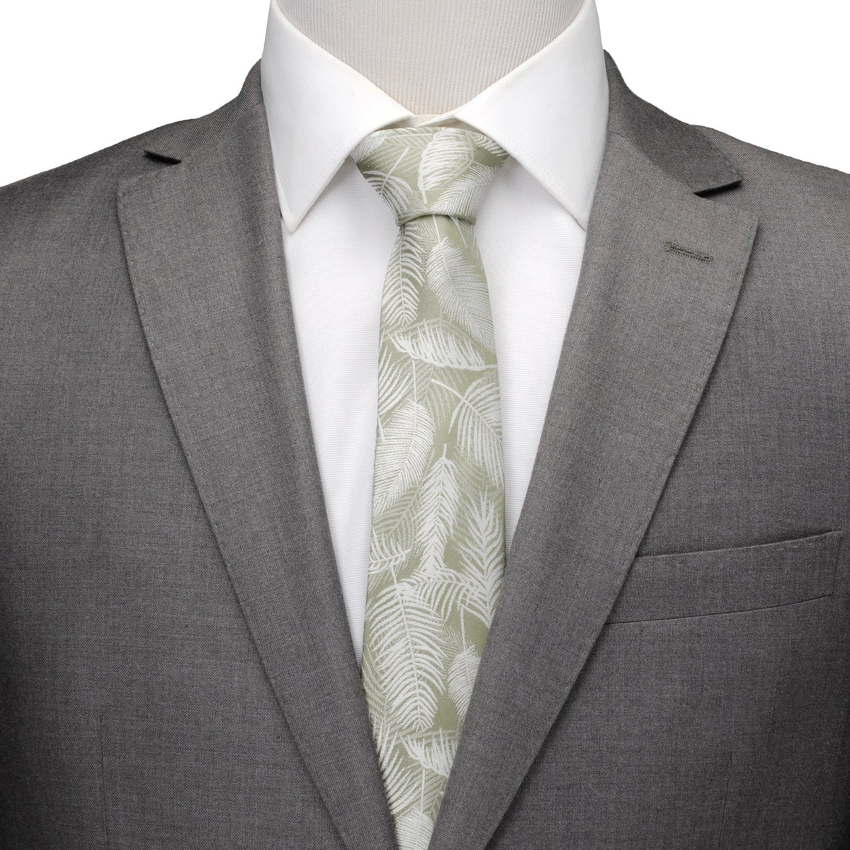 Palm Leaf Light Sage Tie518