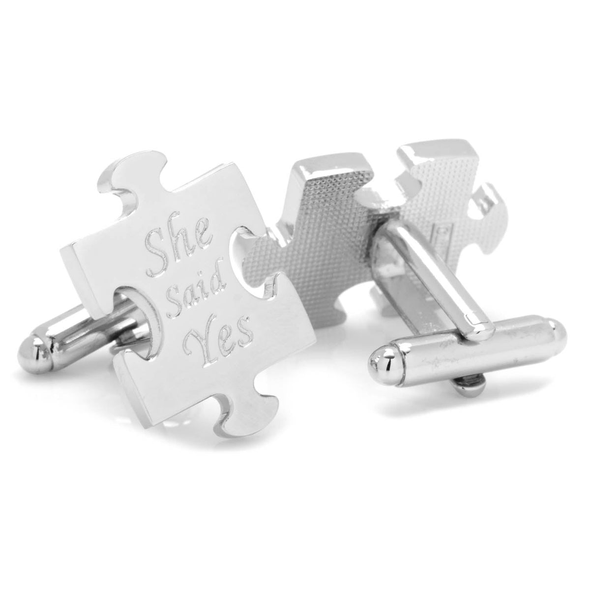 Wedding Puzzle Pieces Cufflinks Pair204