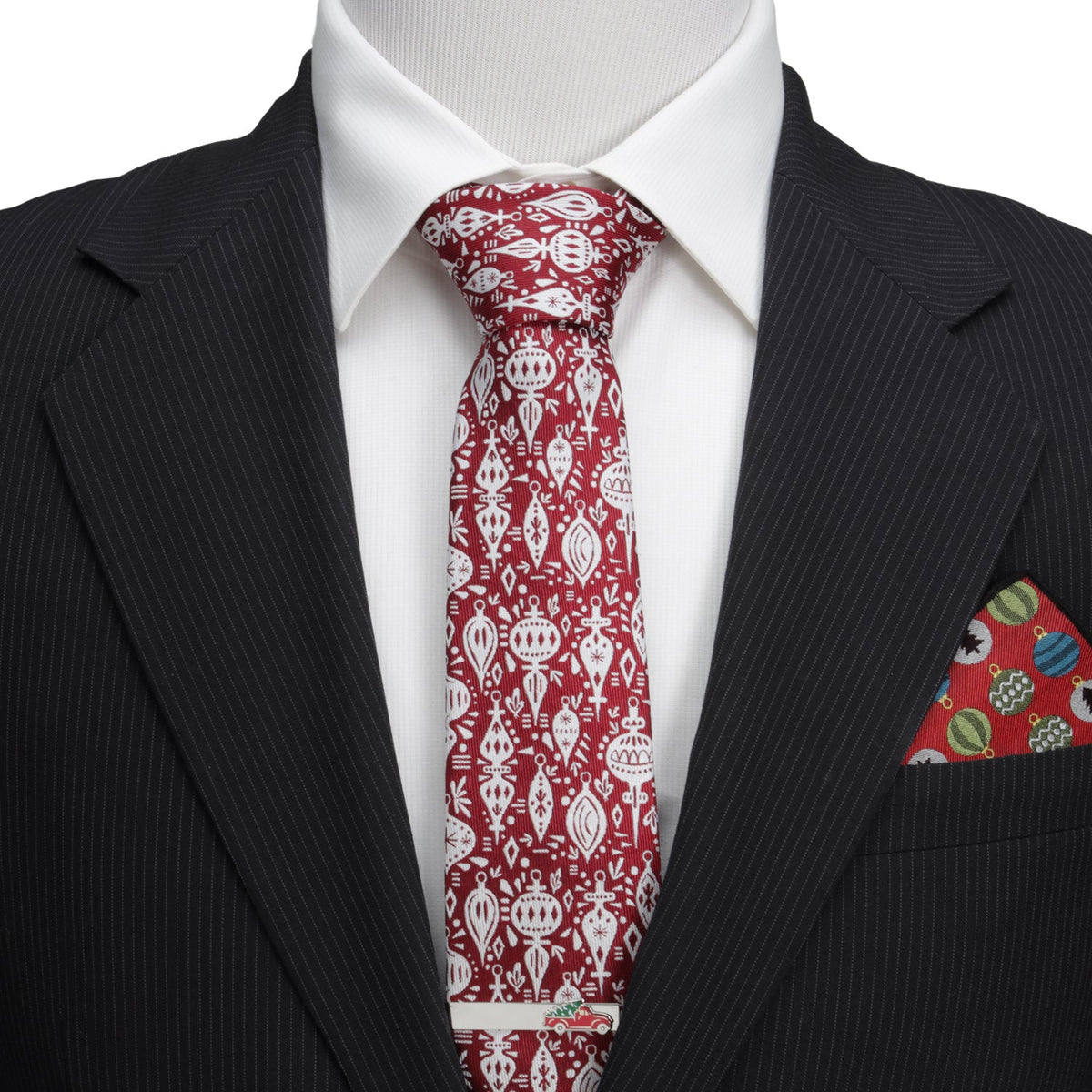 Christmas Wrap Red Men's Tie399
