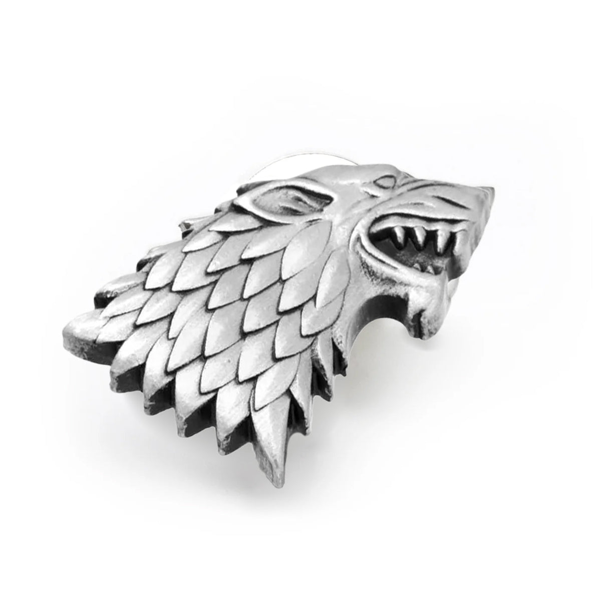 Game of Thrones Stark Direwolf Antiqued Lapel Pin275