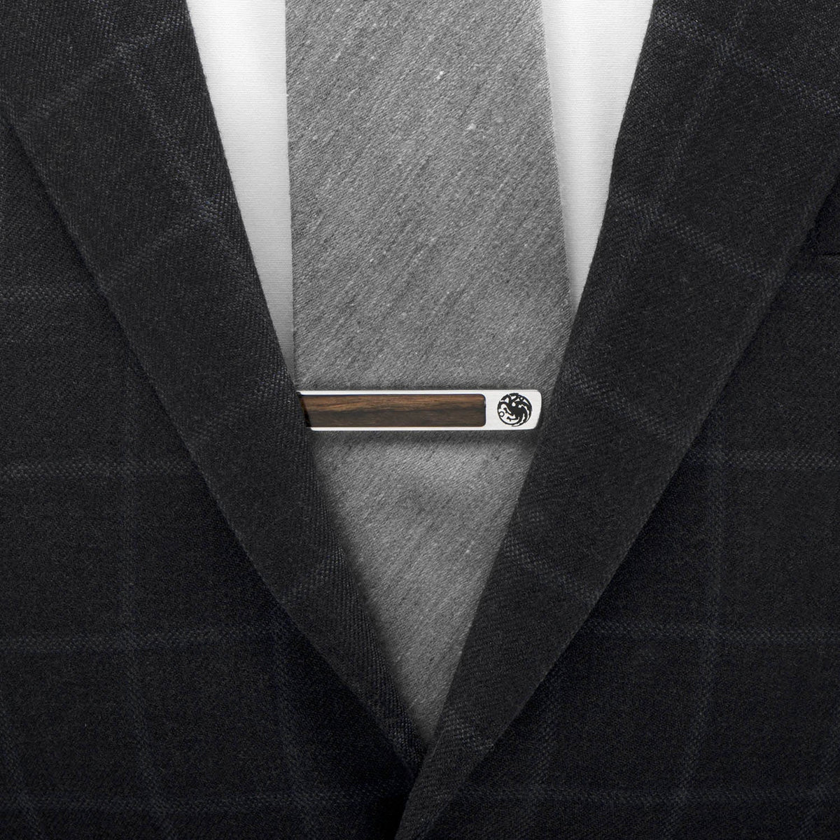 Game of Thrones Targaryen Inlaid Wood Tie Clip889