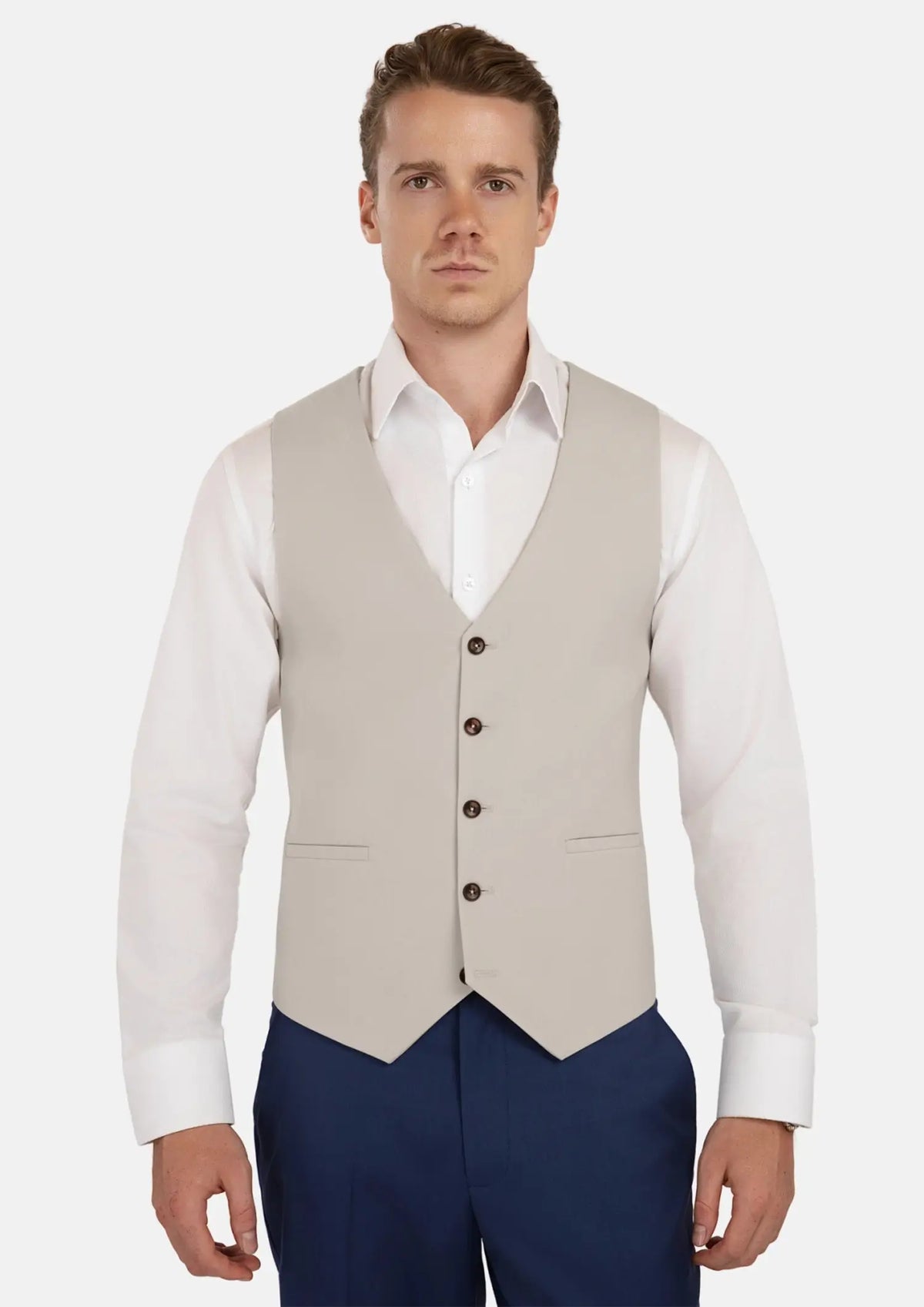 Ivory Cotton Vest975