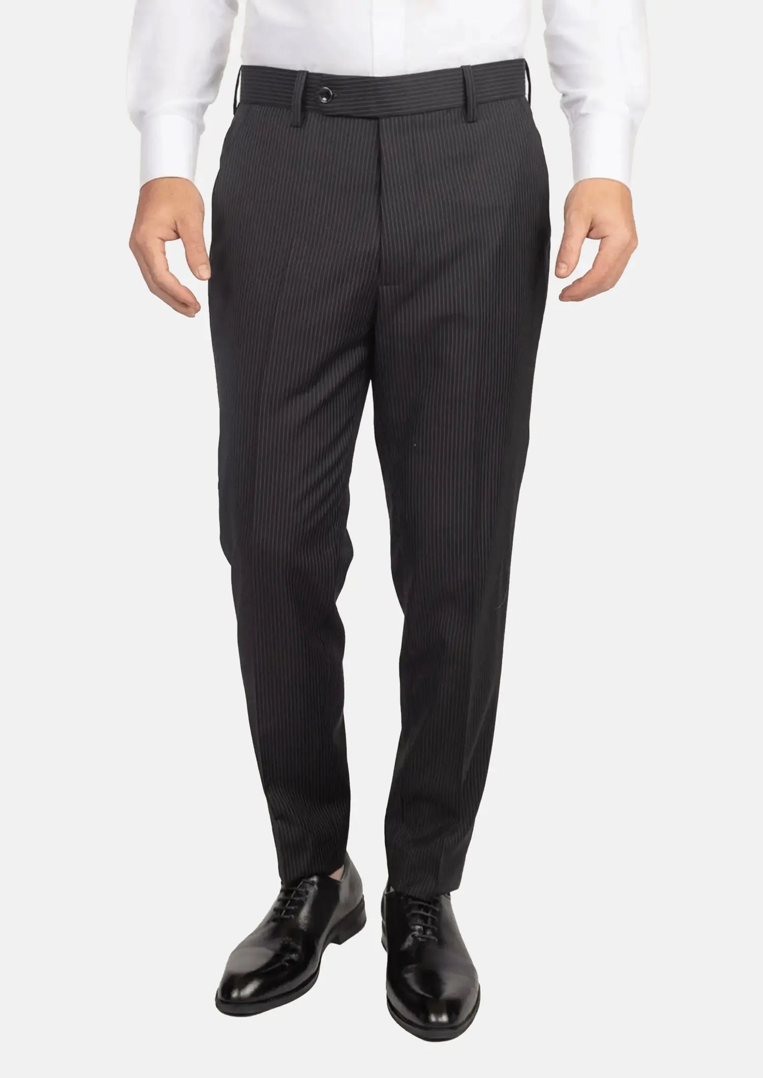 Black Pinstripe Pants522