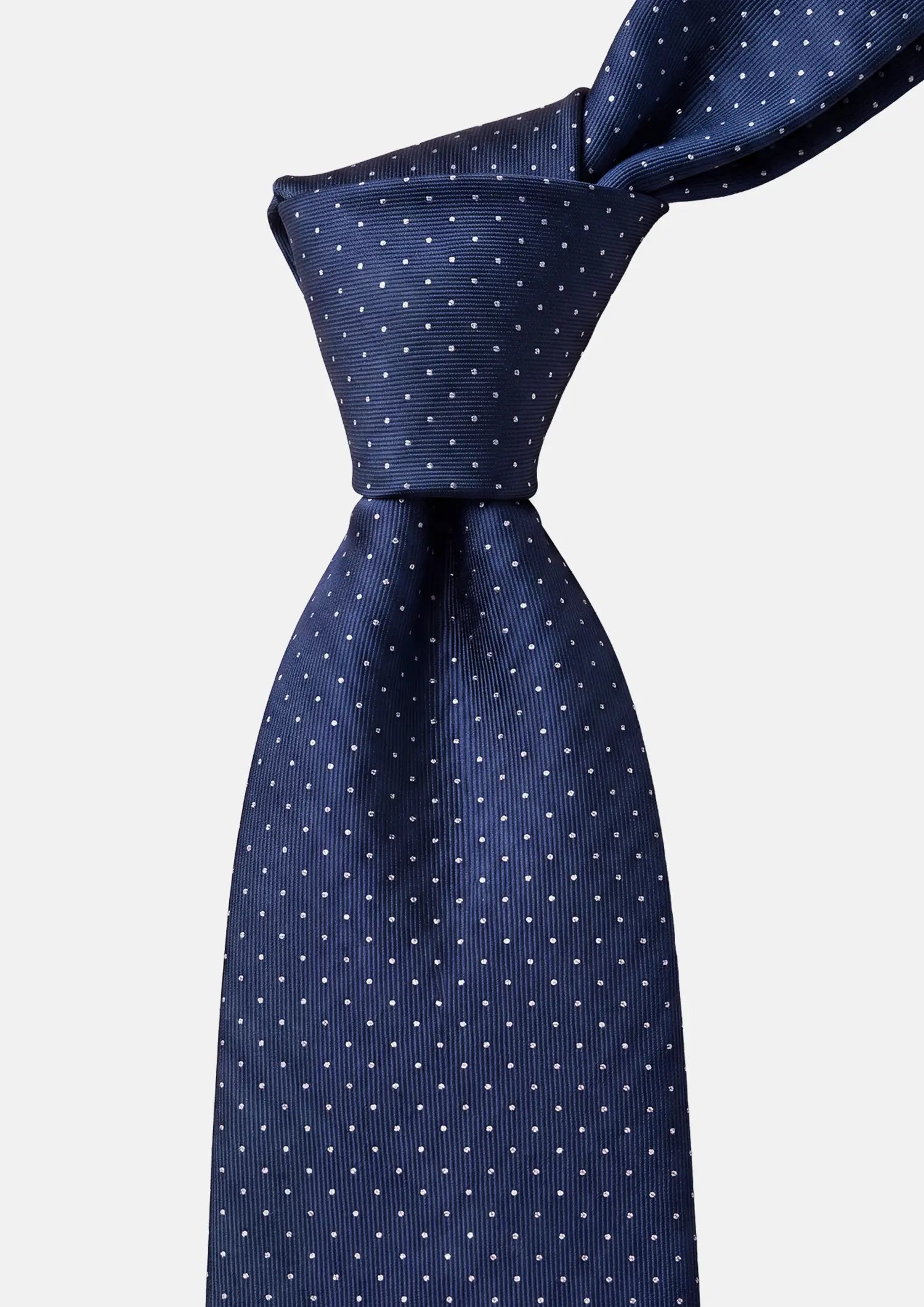 Deep Blue Pin Dot Tie557