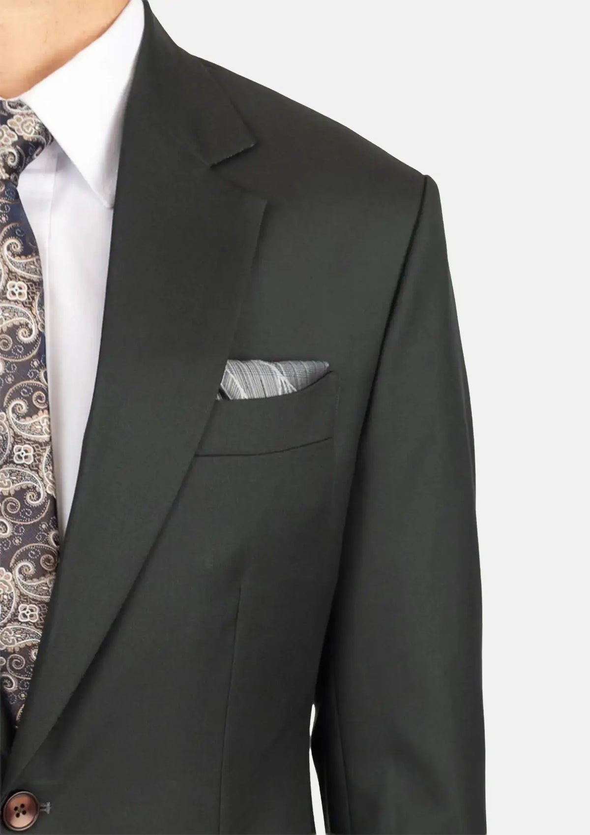 Dark Green Twill Suit443