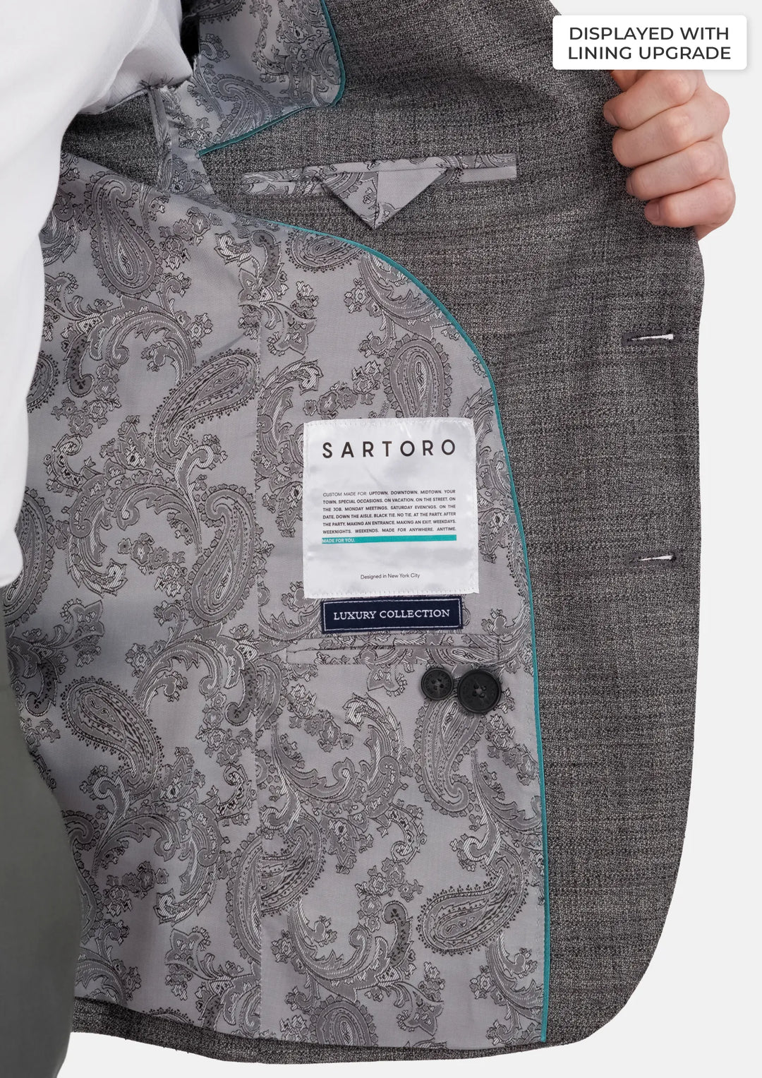 Nickel Grey Bamboo Ellis Jacket