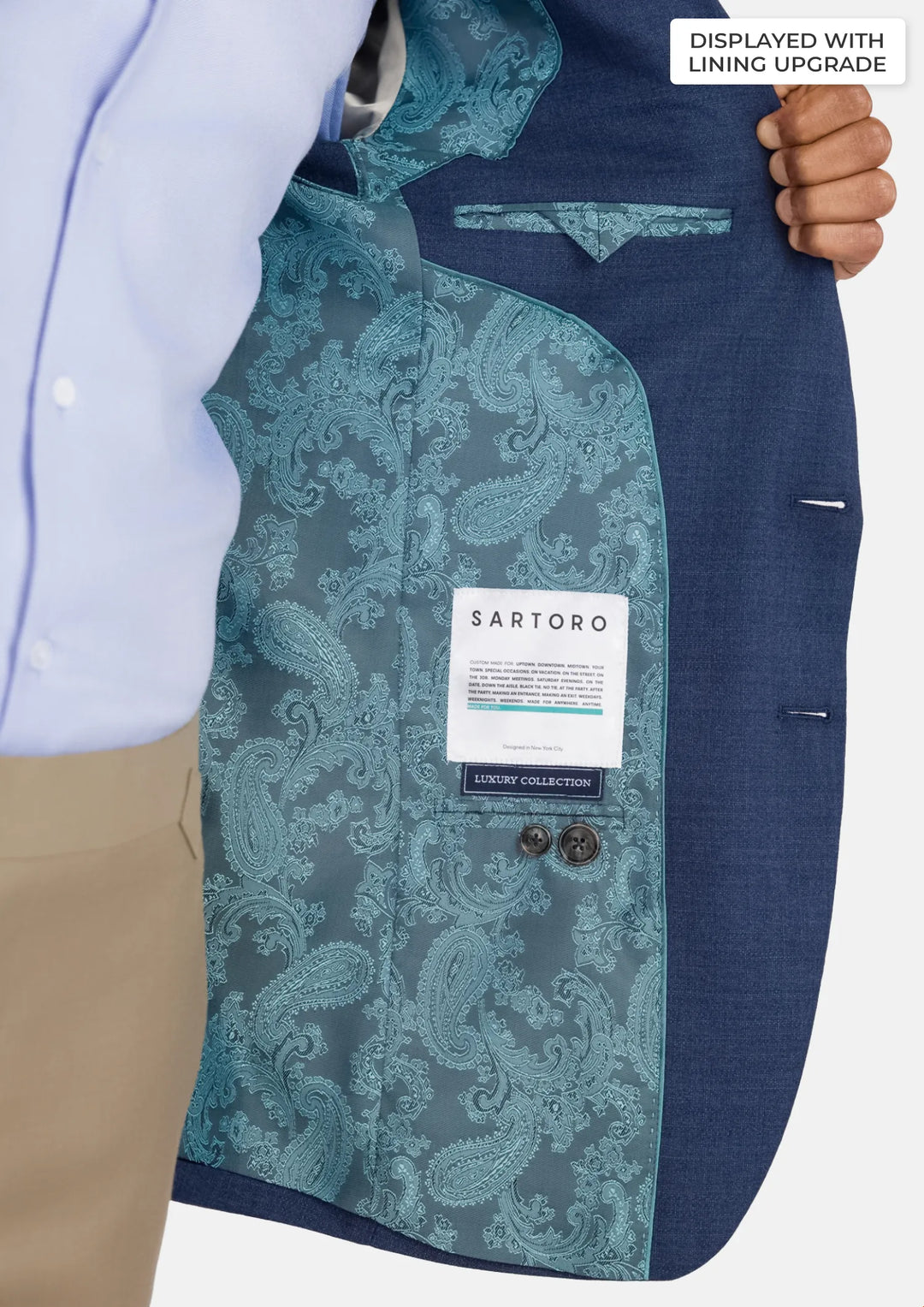 Delft Blue Bamboo Ellis Jacket