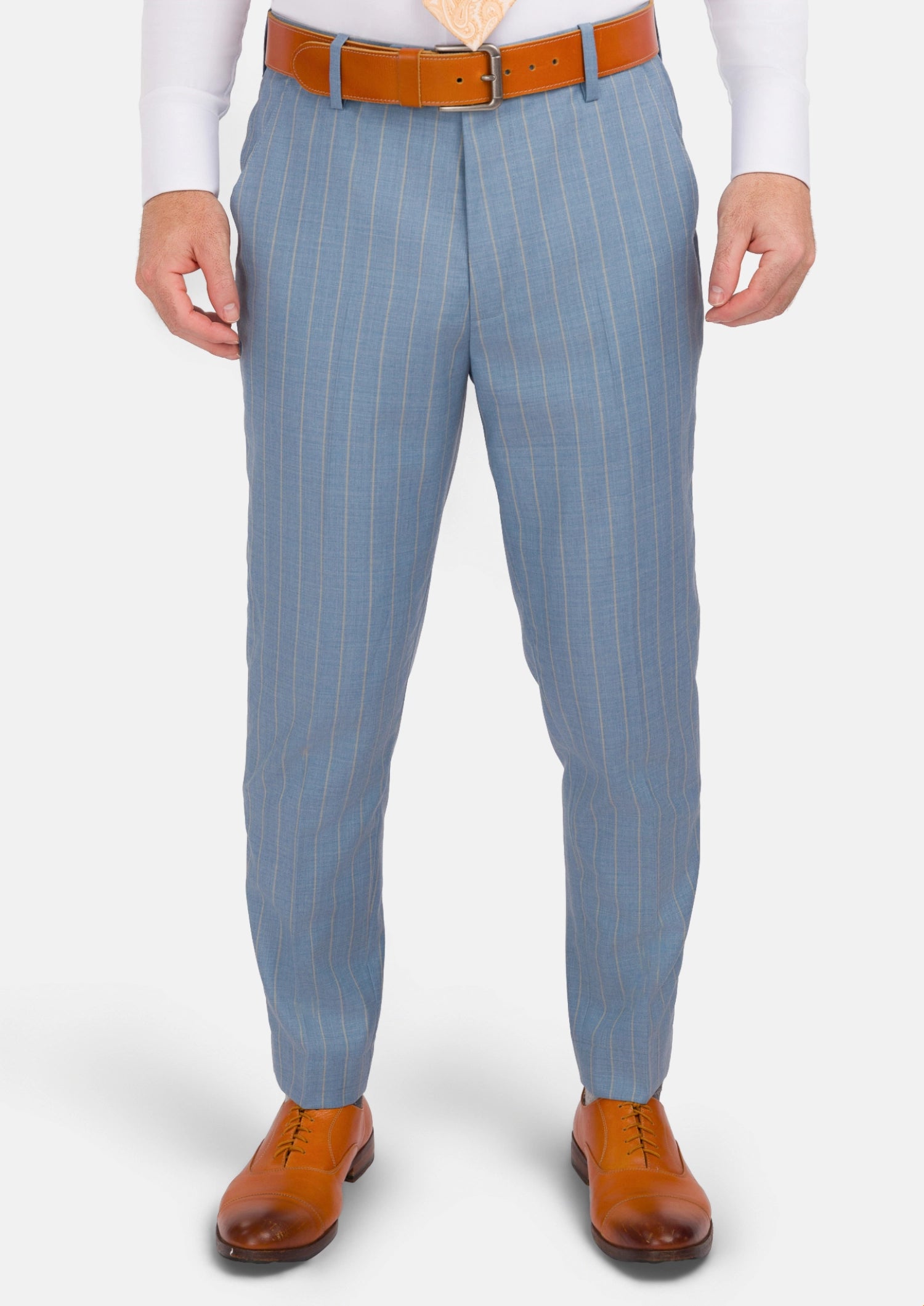 Sky Blue Pinstripe Pants567