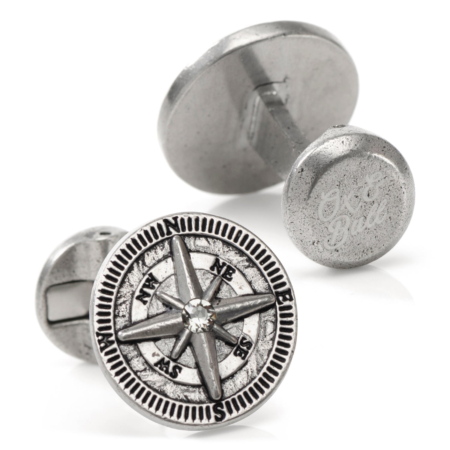 Antique Compass Stainless Steel Cufflinks262