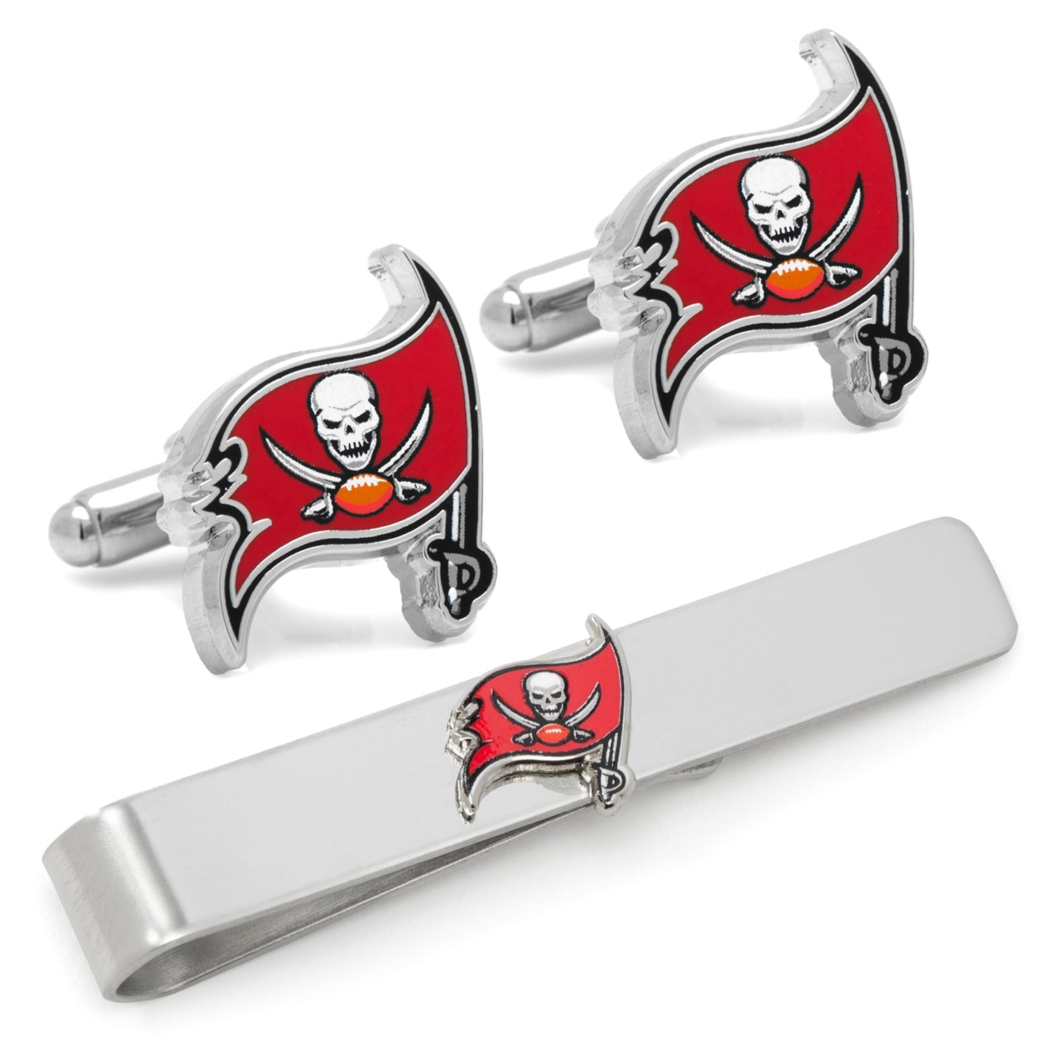 NFL Tampa Bay Buccaneers Cufflinks and Tie Bar Gift Set843