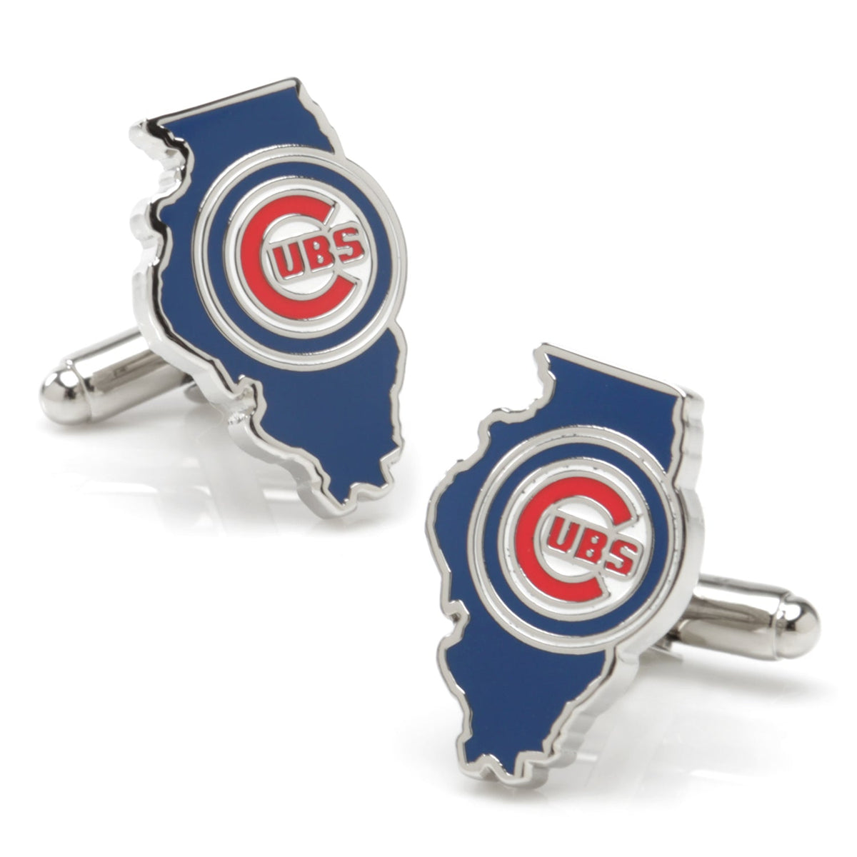 MLB Chicago Cubs State Shaped Cufflinks800