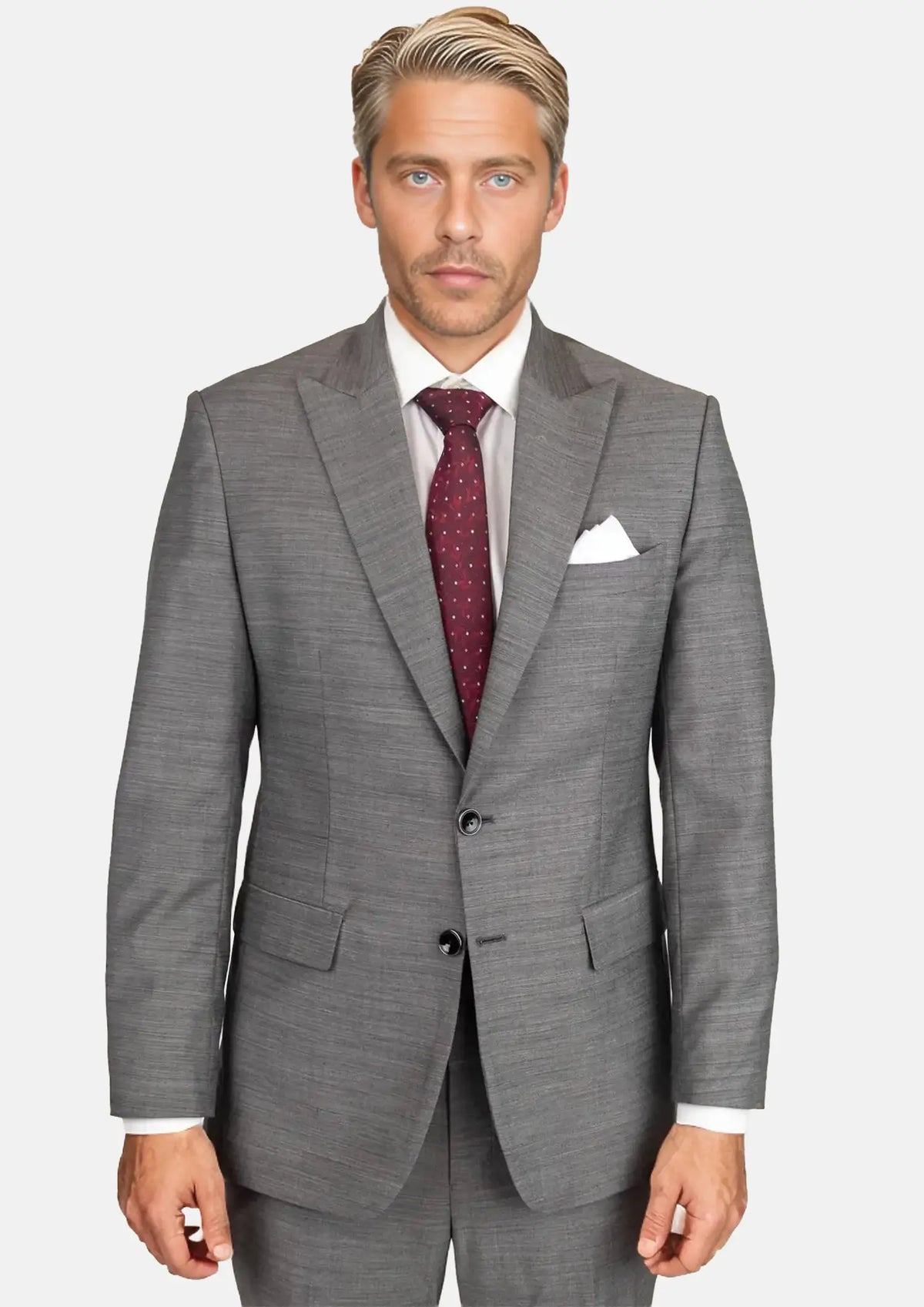 Granite Grey Birdseye Suit324