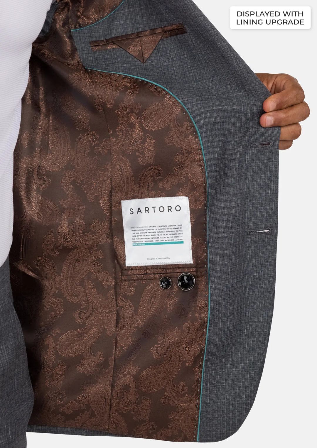 Anchor Grey Astor Suit - SARTORO