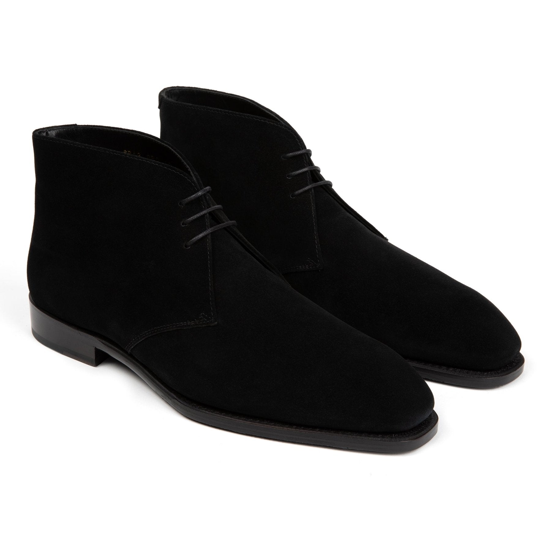 Velvet Noir Black Suede - SARTORO590