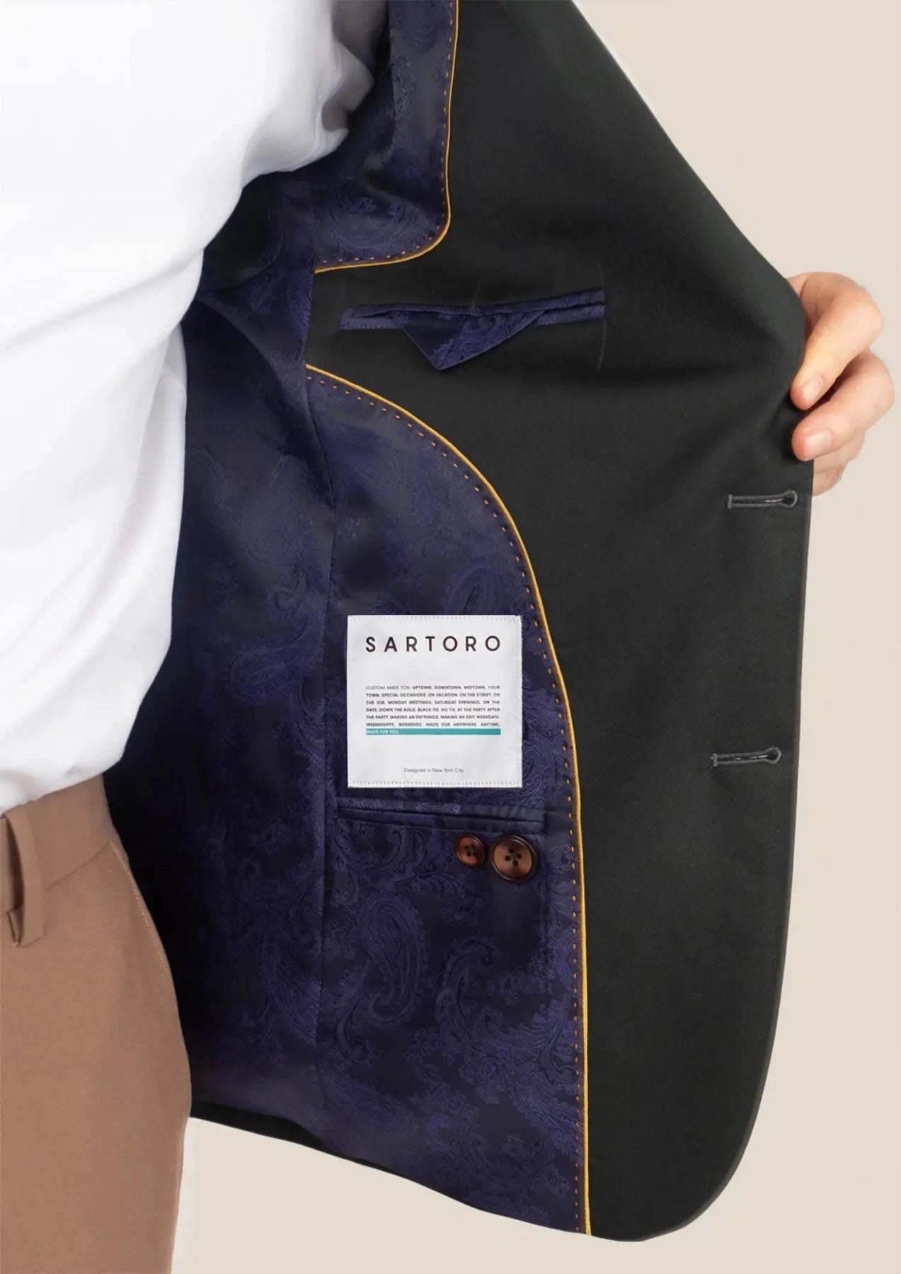 Astor Dark Green Twill Jacket