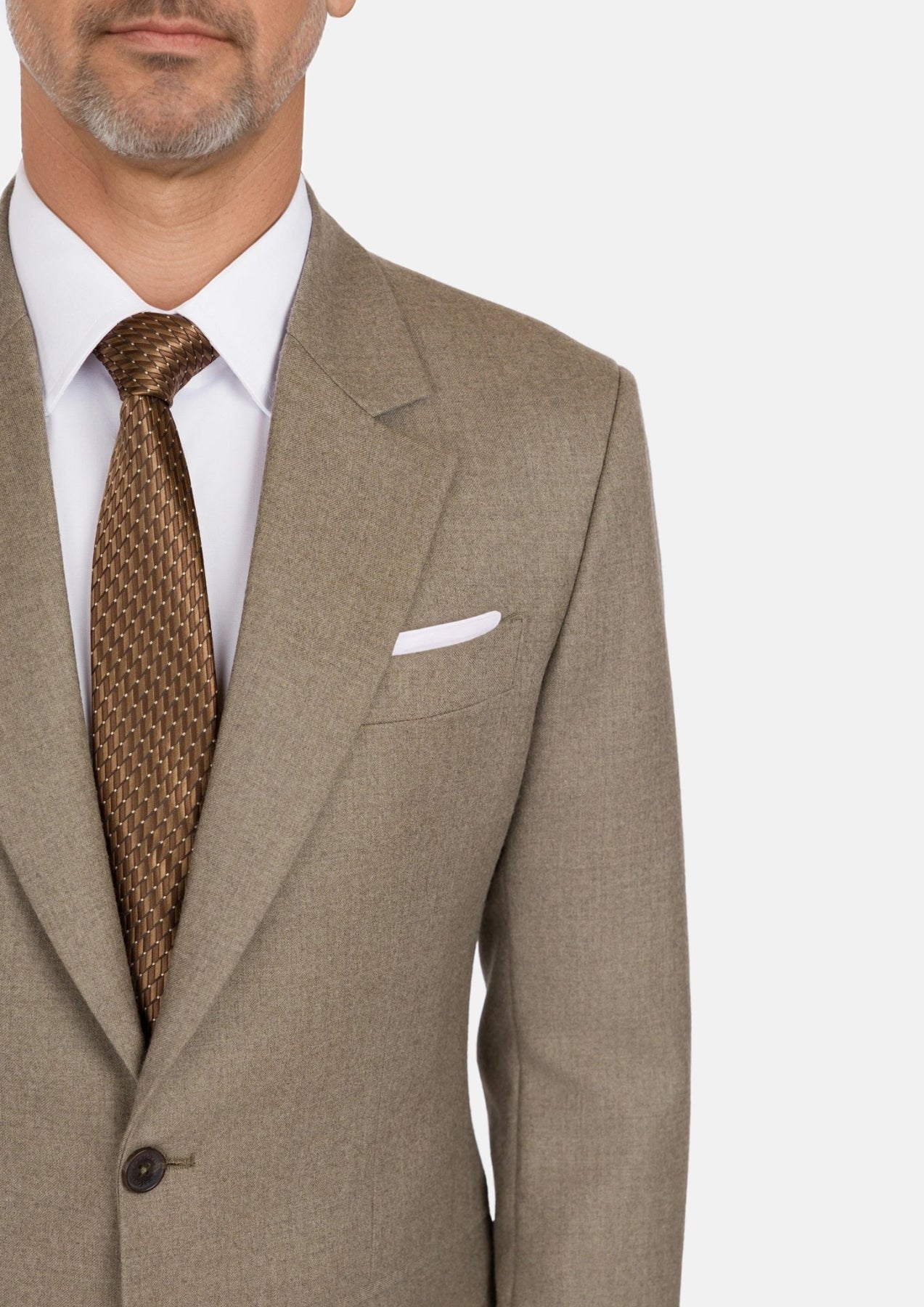 Astoria Brown Flannel Astor Jacket - SARTORO95