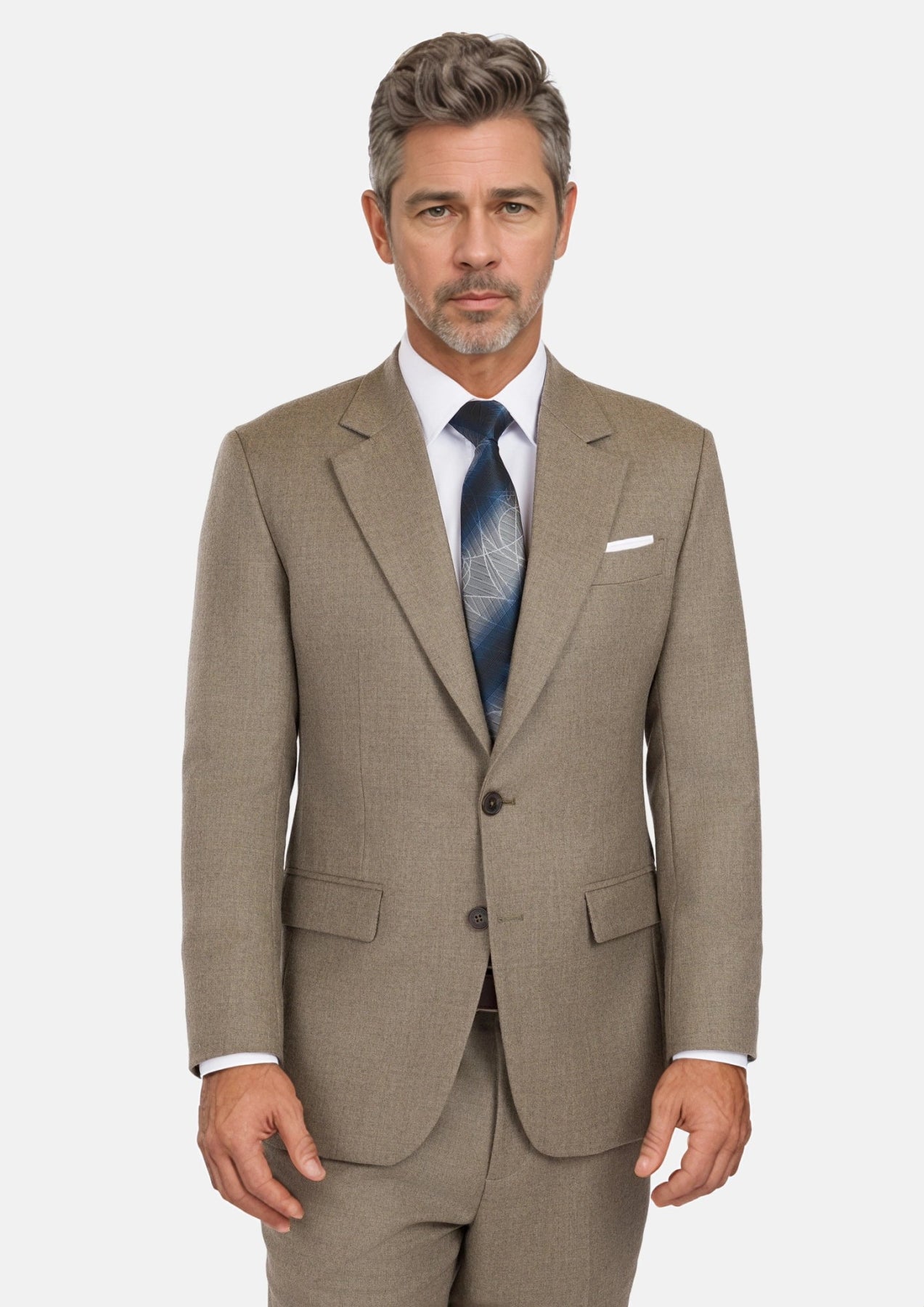 Astoria Brown Flannel Astor Suit