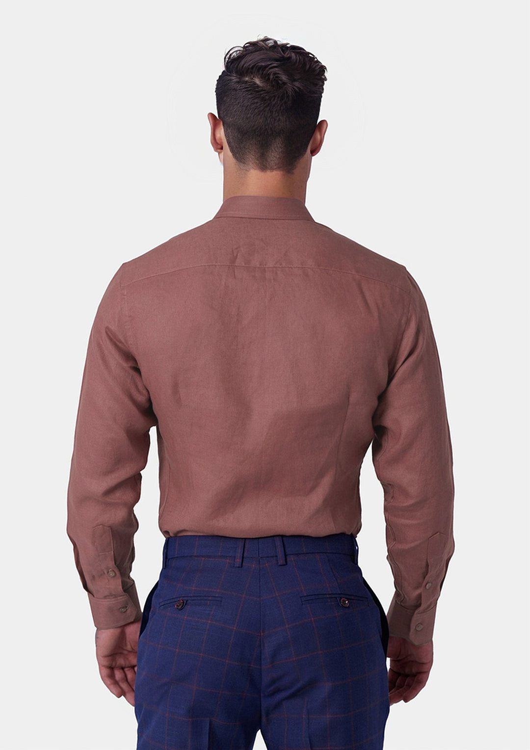 Tuscan Red Linen Shirt