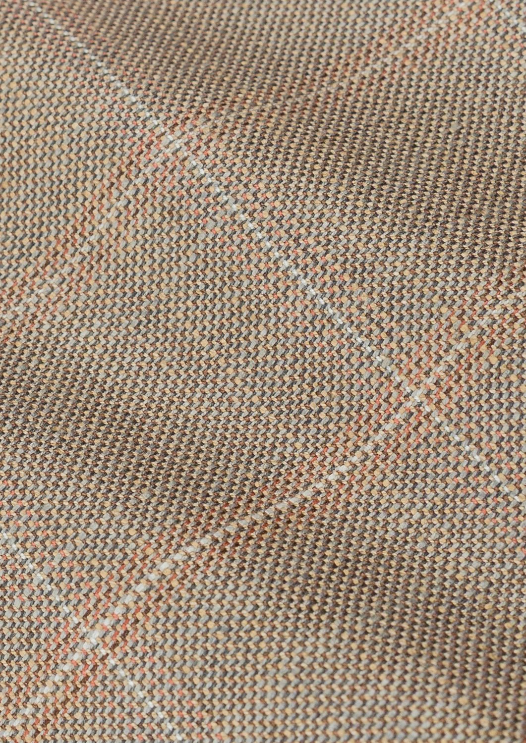 Beige Windowpane Bamboo Jacket912