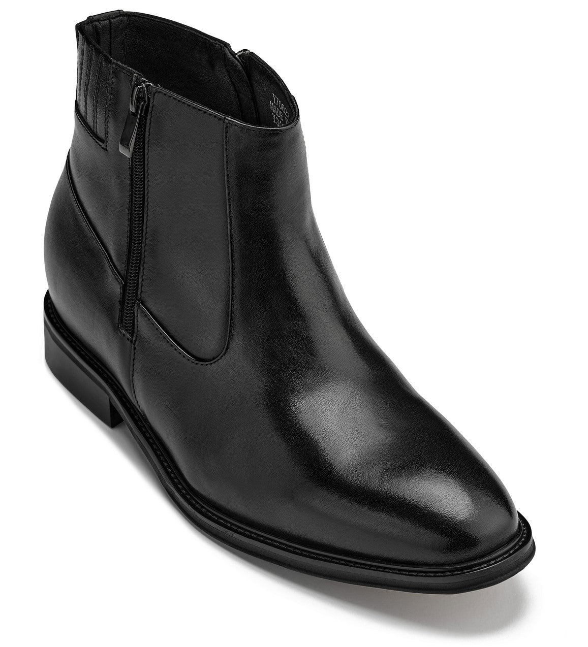 Black Lightweight Zipper Boots - 2427