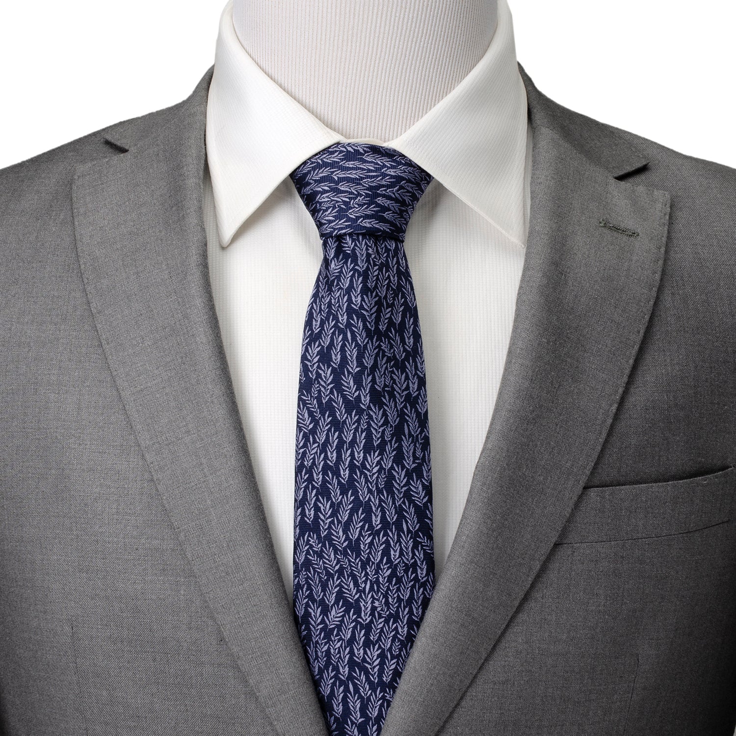 Blue Leaf Men's Tie - SARTORO801