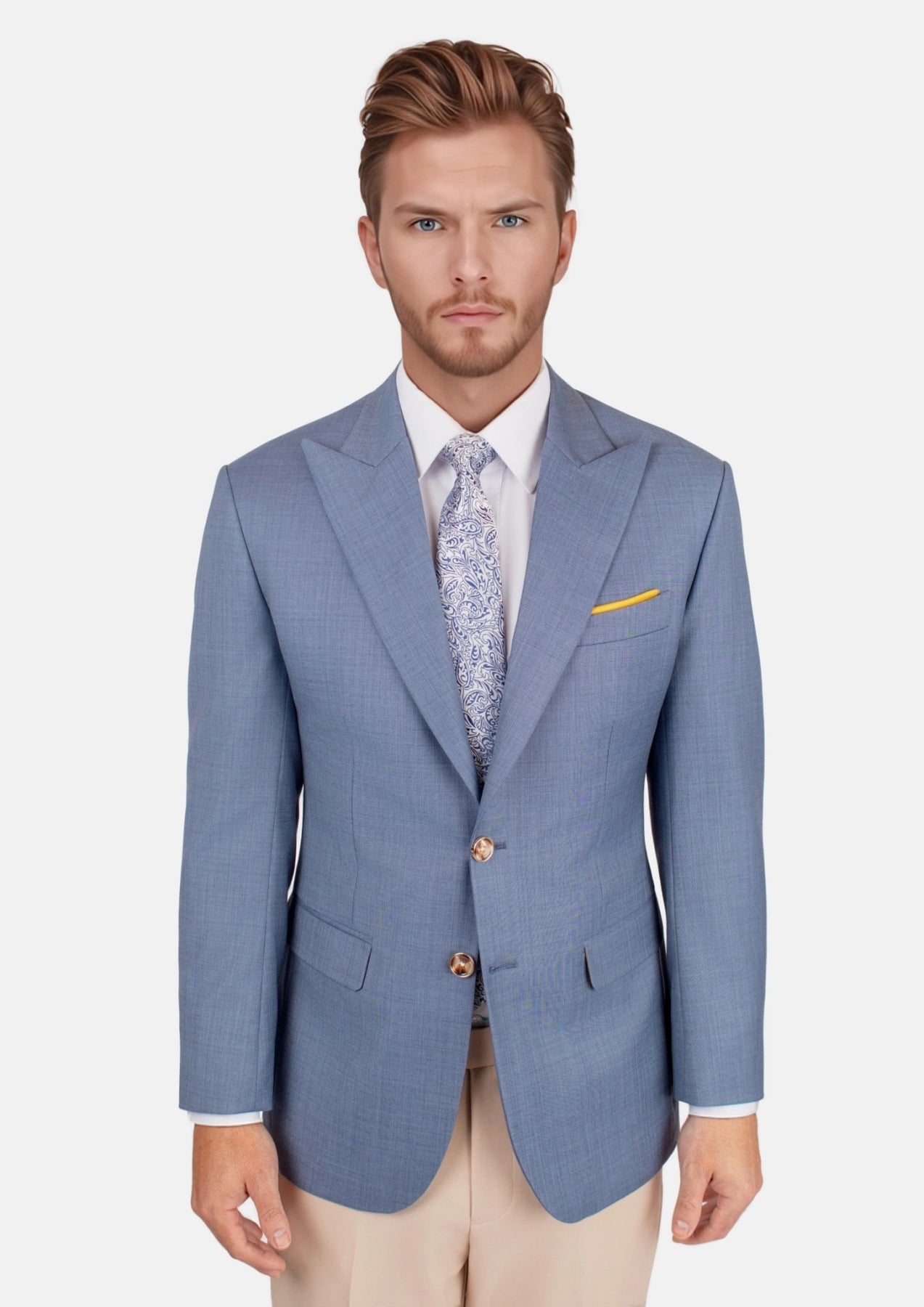 Bryant Vista Blue Sharkskin Jacket351