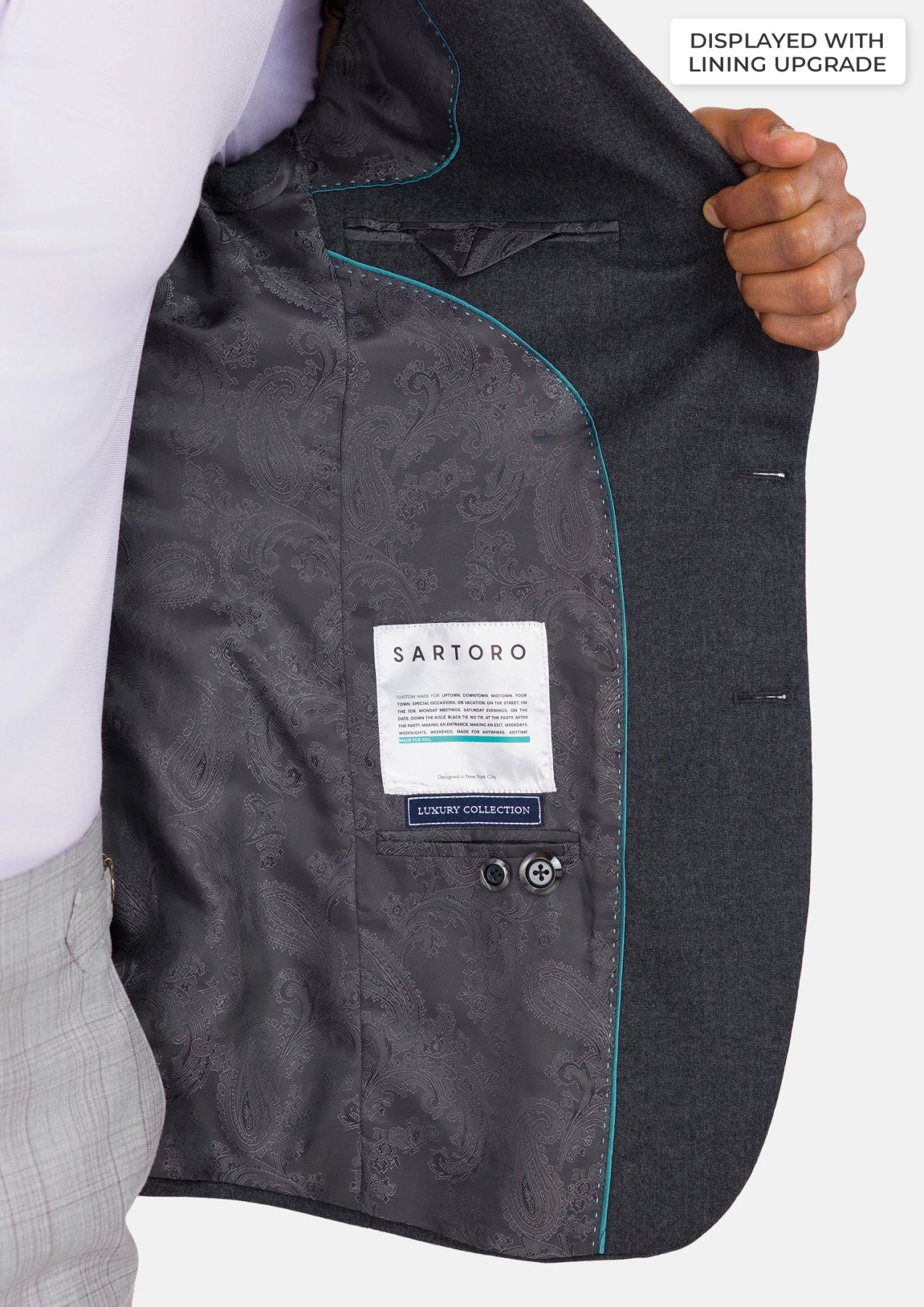 Charcoal Flannel Ellis Jacket