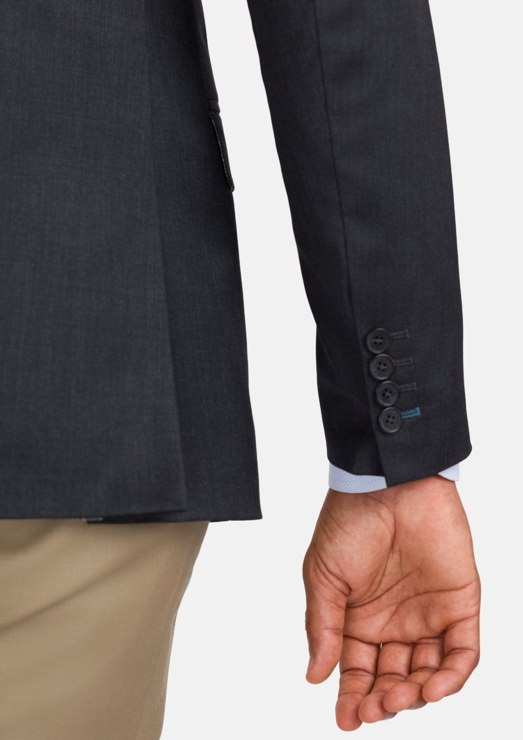 Charcoal Grey Performance Stretch Jacket - SARTORO
