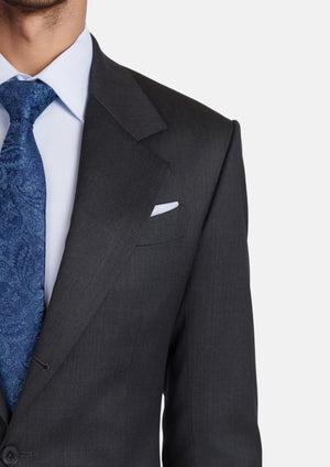 Charcoal Grey Performance Stretch Suit - SARTORO