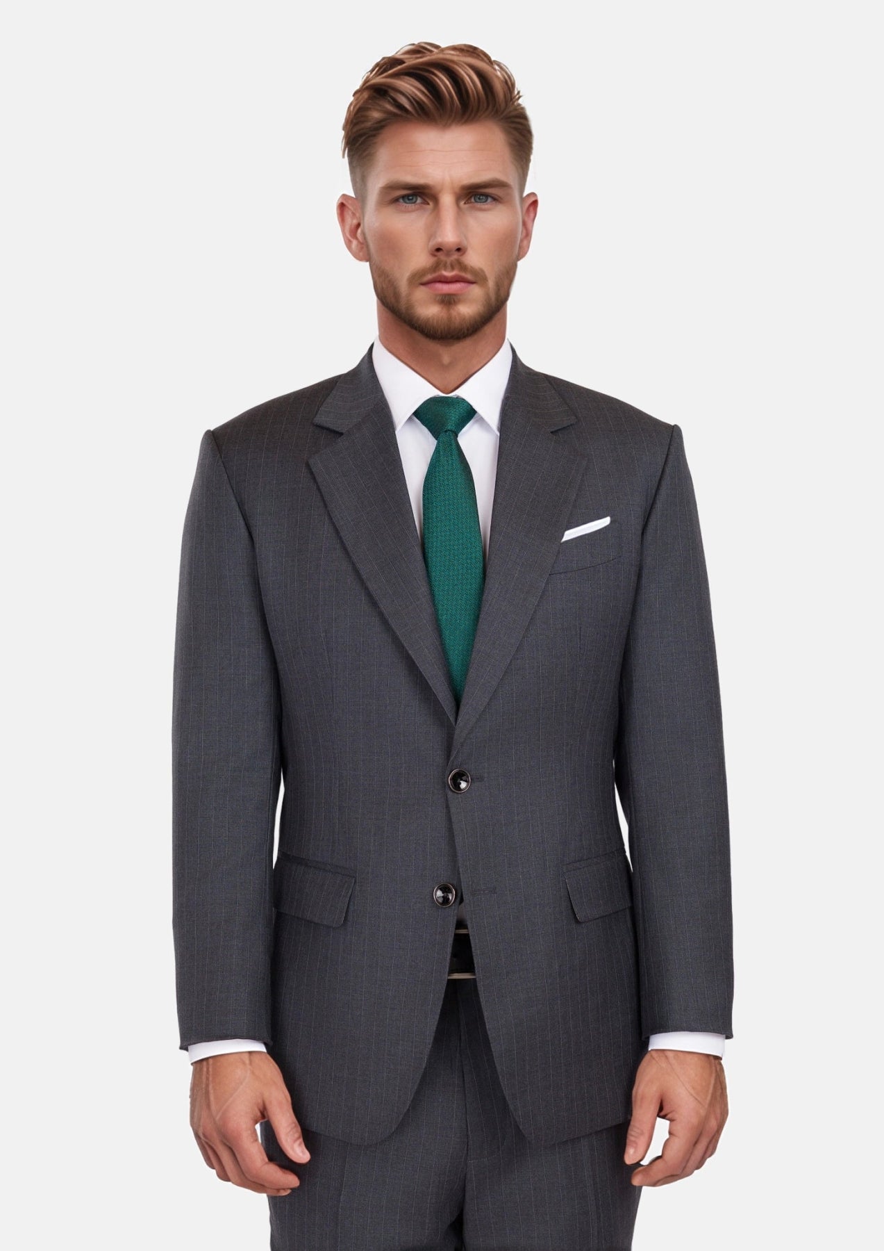 Charcoal Pinstripe Astor Suit