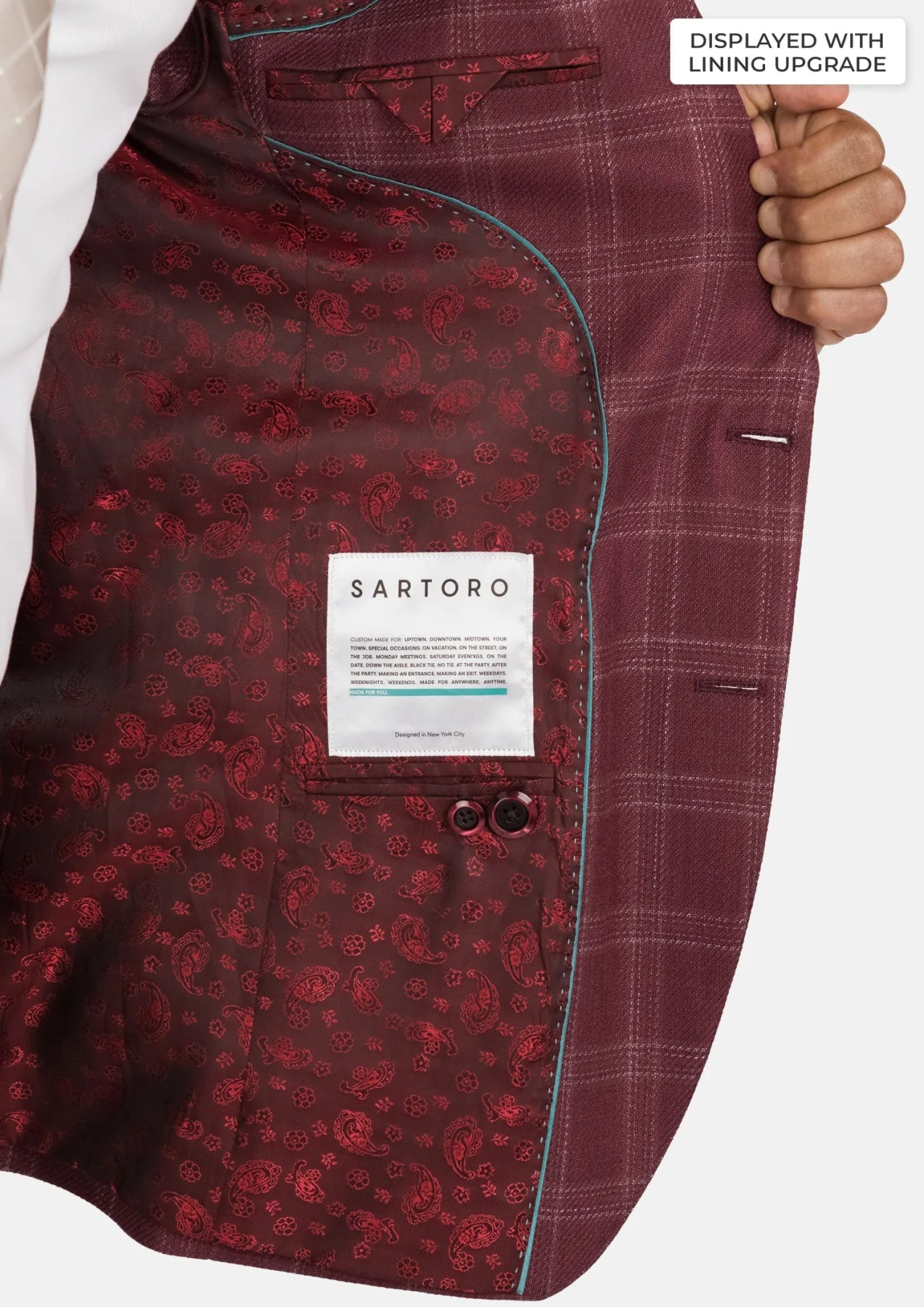 Claret Red Thompson Jacket