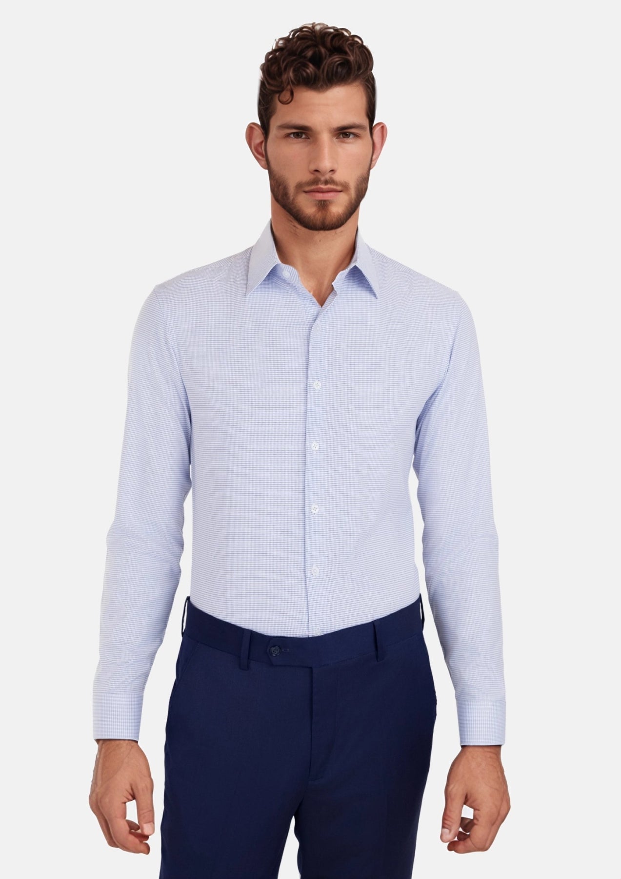 Cool Grey Ultrasoft Bamboo Shirt - SARTORO874