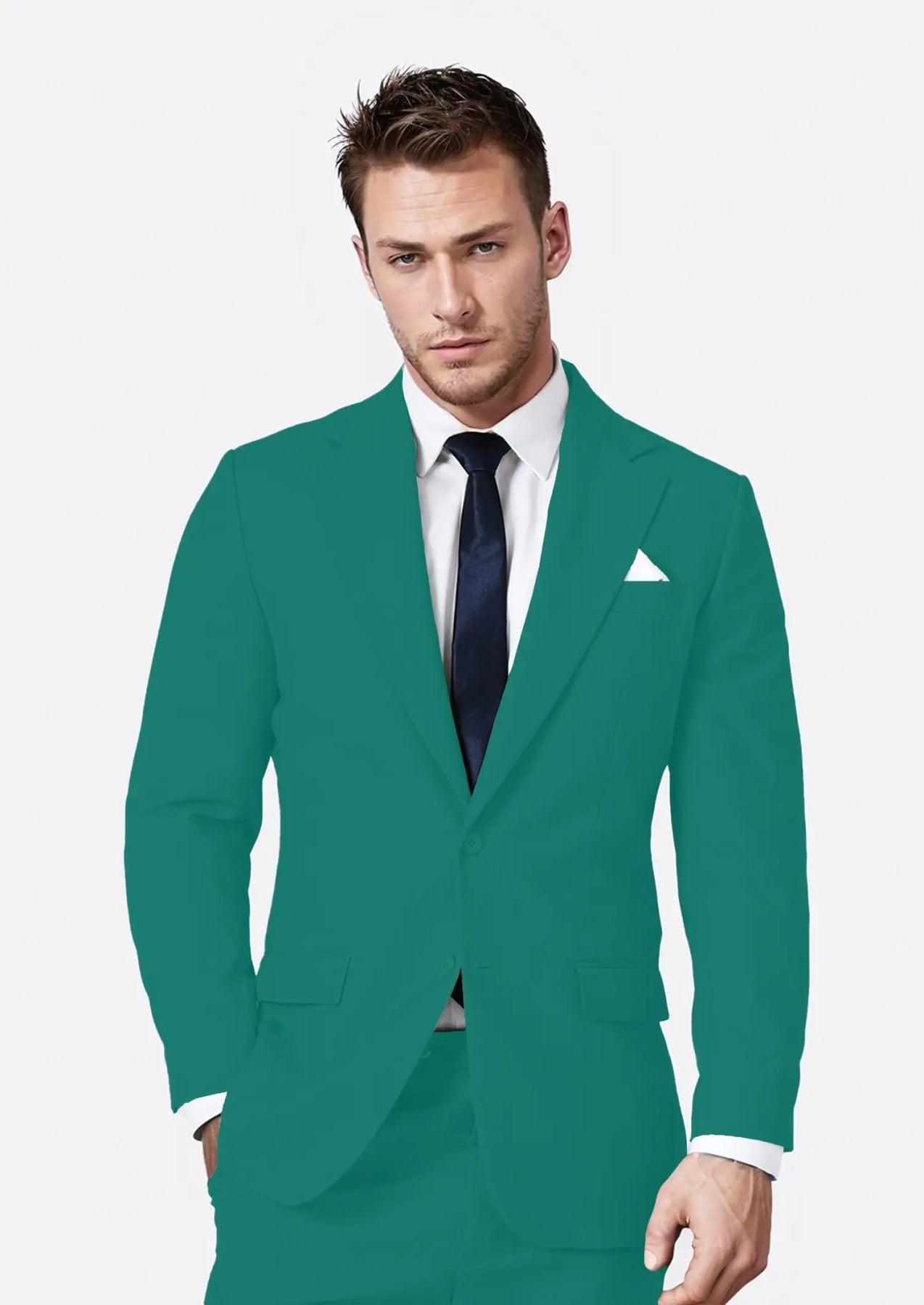 Custom sourced luxury fabric suit sartoro
