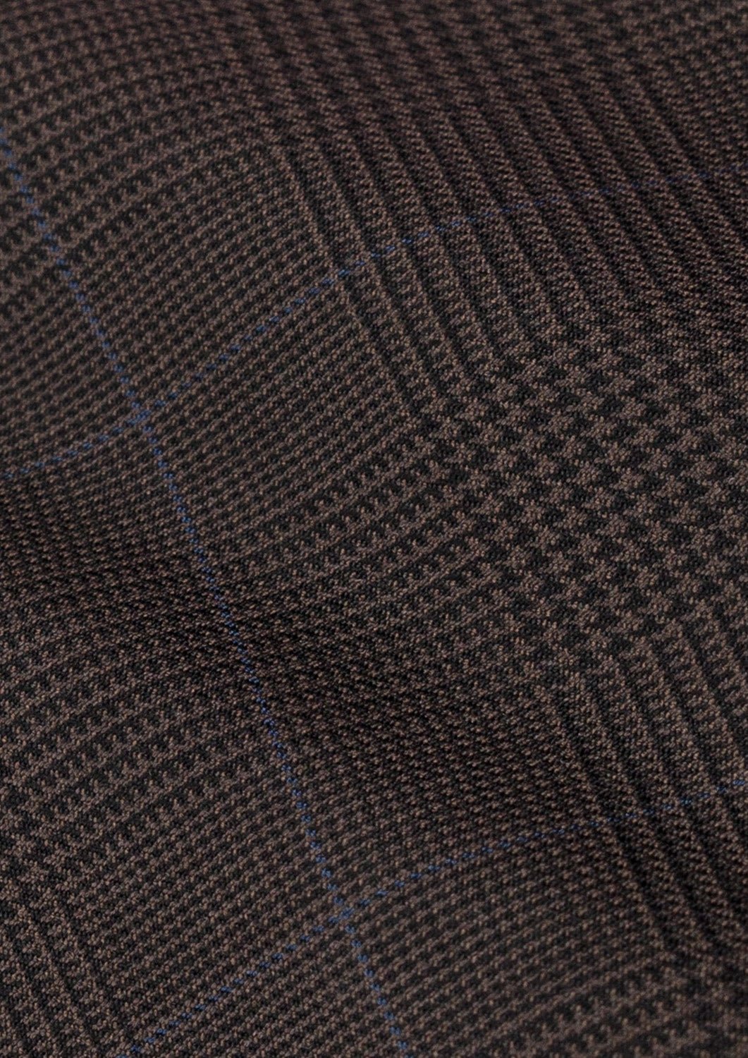 Dark Brown Prince Of Wales Pants637