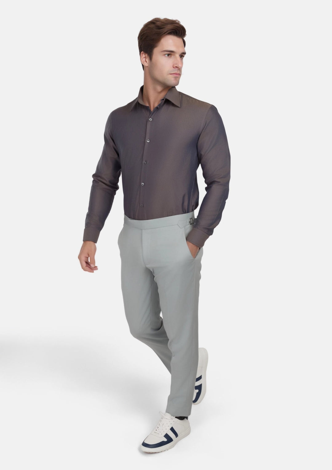 Dark Brown Shirt - SARTORO