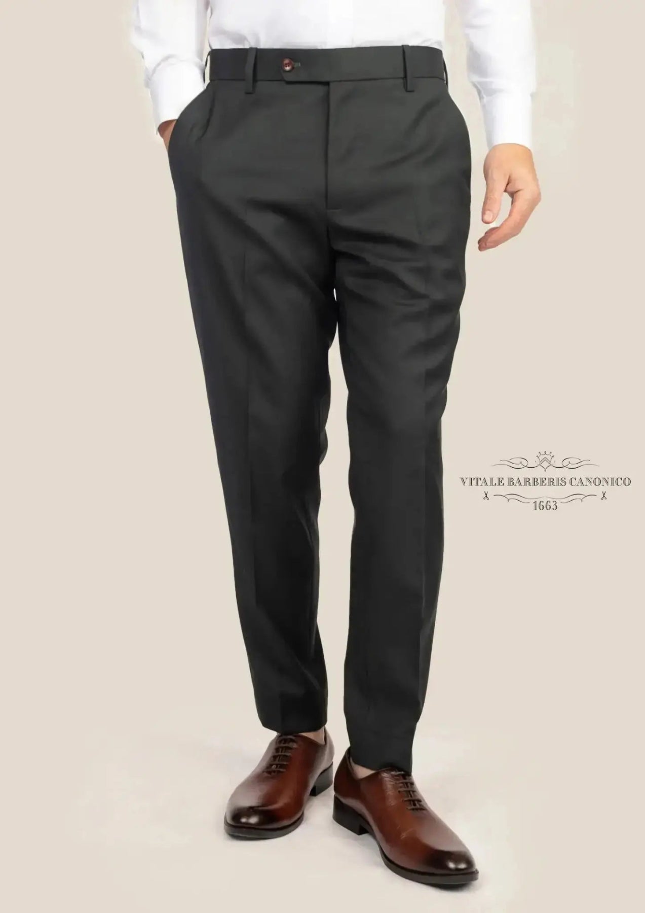 Dark Green Twill Pants